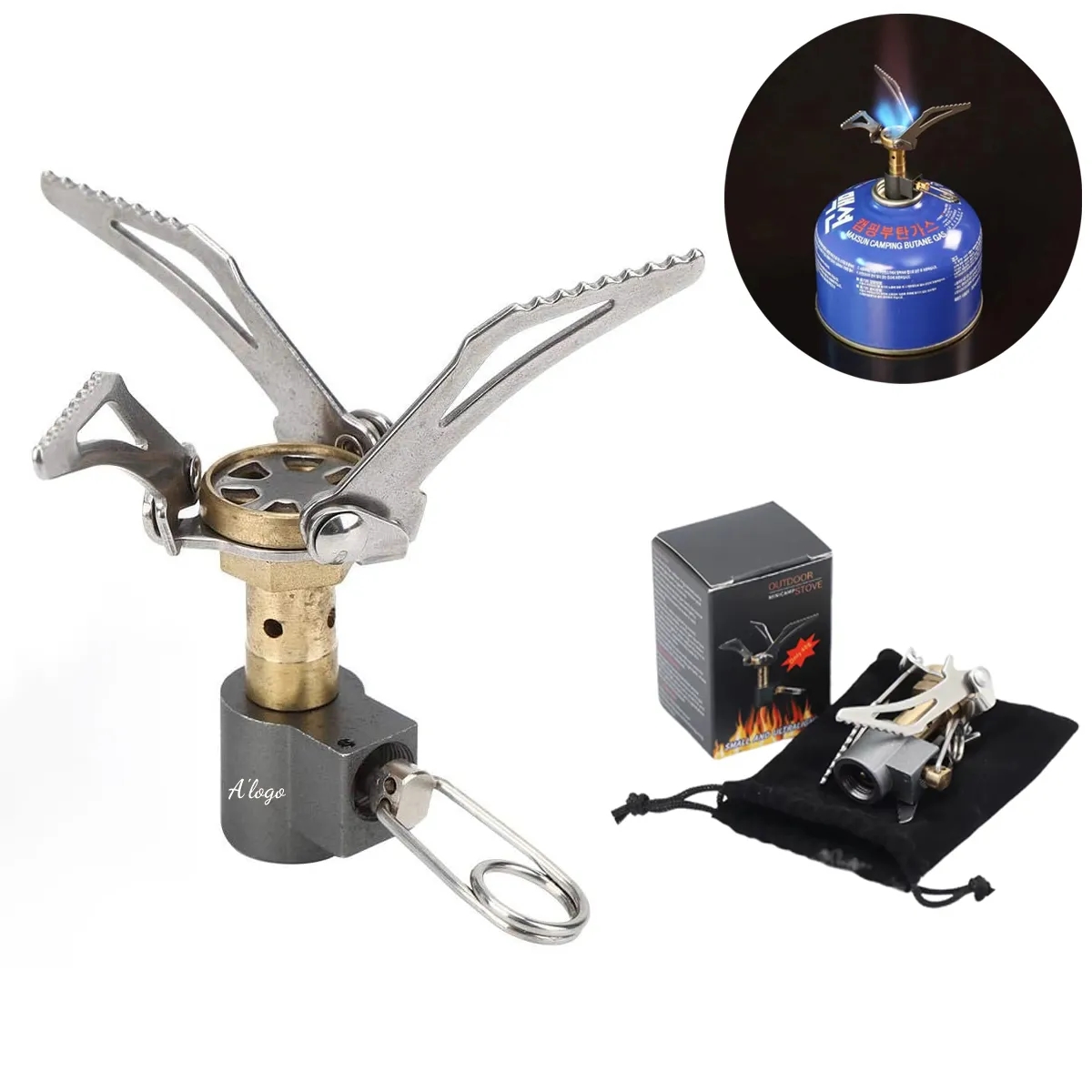 Mini Pocket Outdoor Cooking Burner 2