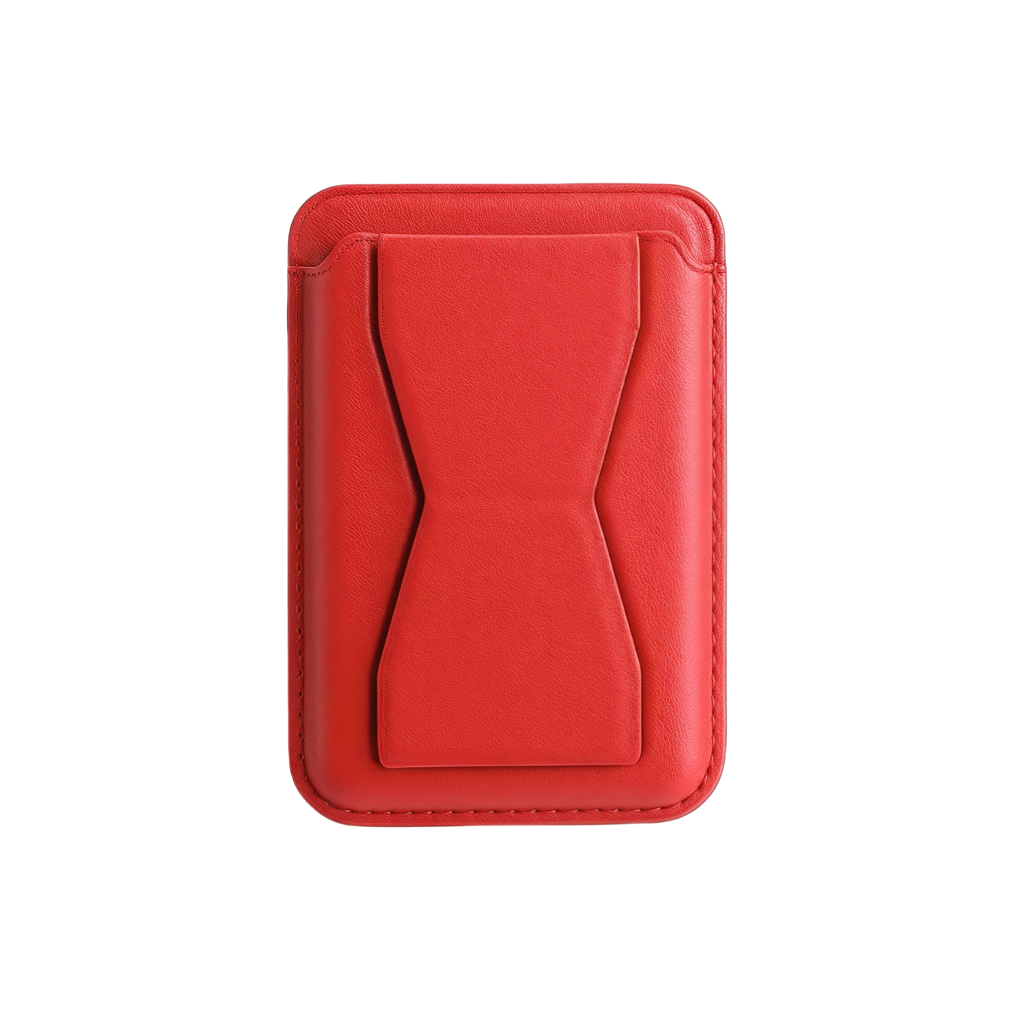 MagSafe Foldable PU Leather Card Holder Stand for Phone with Strong Magnetic Insert and Kickstand 1