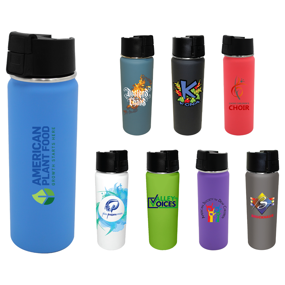 Halcyon® 20 oz. Sport Bottle w/ Push Button Lid 13