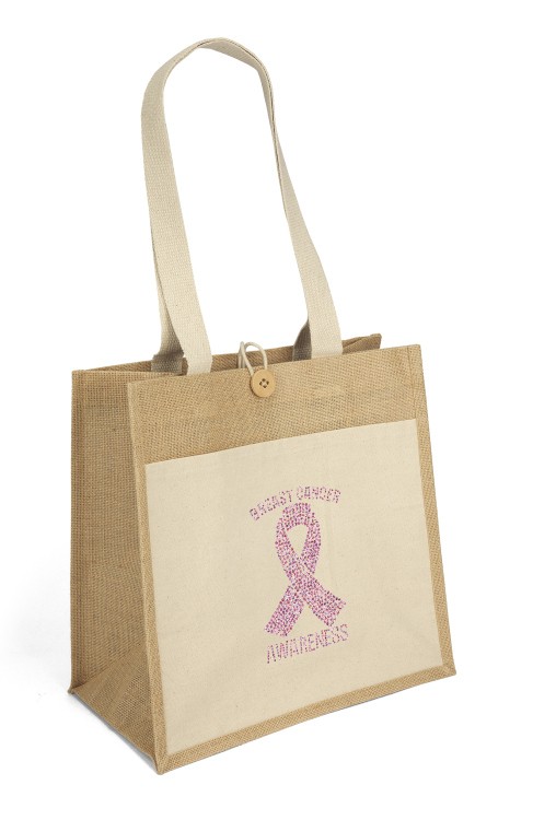 Izzy™- Jute Tote - Sparkle 6