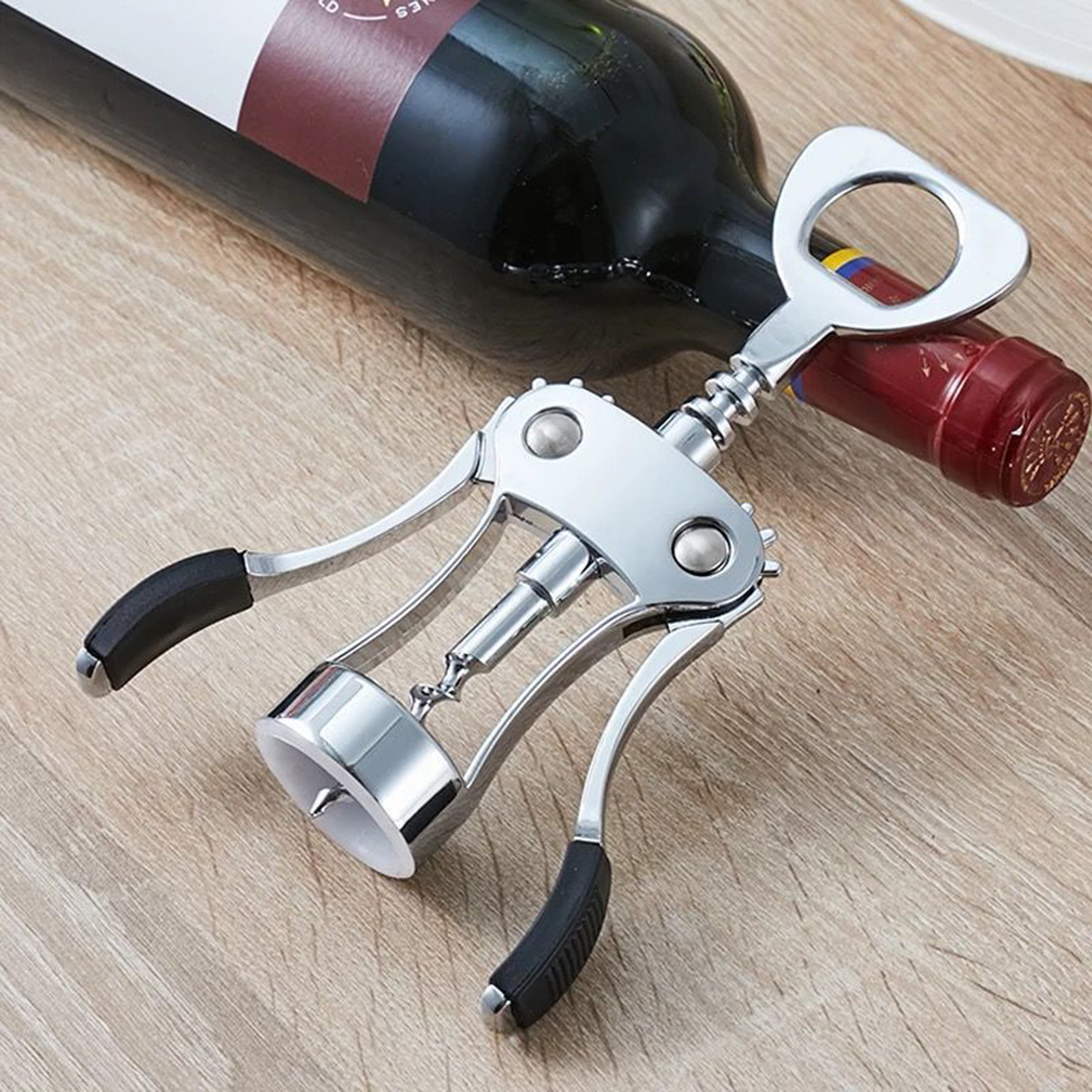 Multifunctional Wine Bottle Corkscrew Opener 4