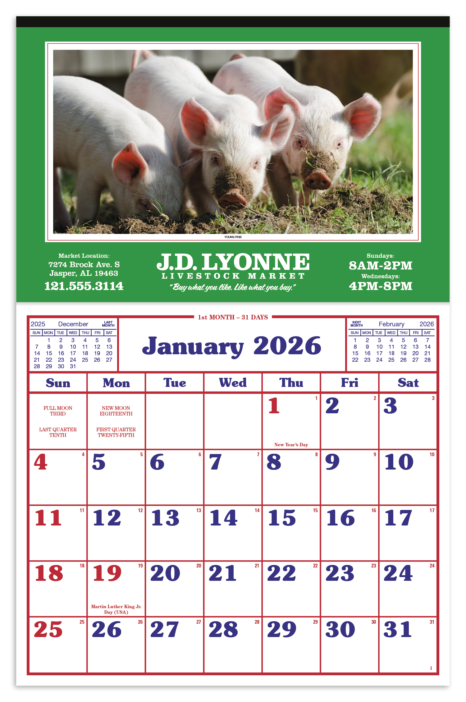 Skinner & Kennedy® Large Everyday Farm Memo 101