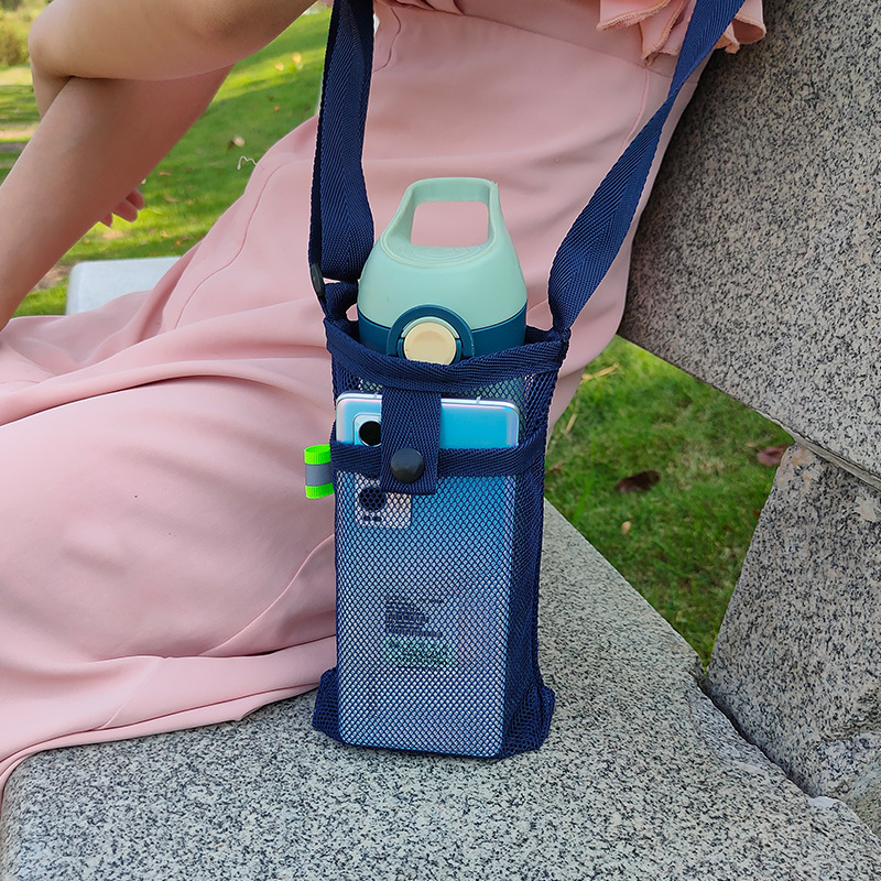 Water Bottle Holder Carrier with Adjustable Shoulder Strap 8