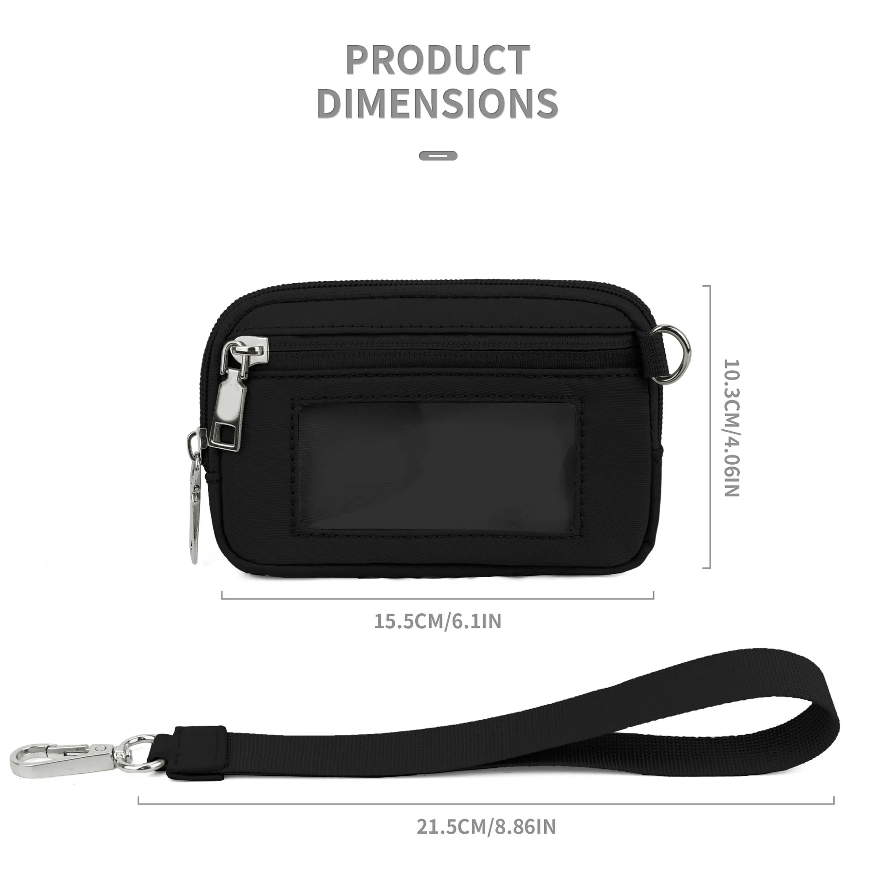 Waterproof Nylon Keychain Wallet 5