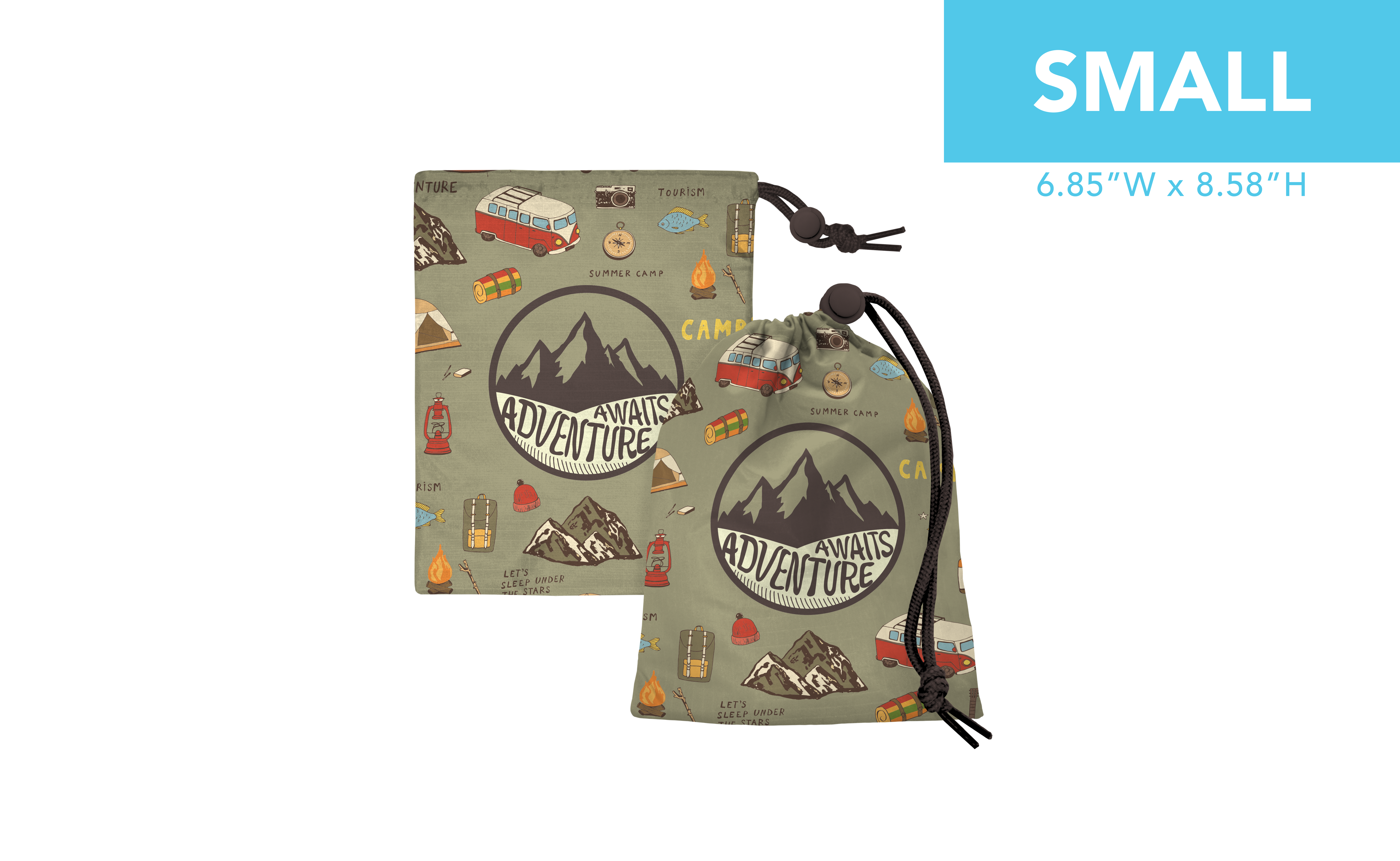 Full Color Cinch Pouch Small