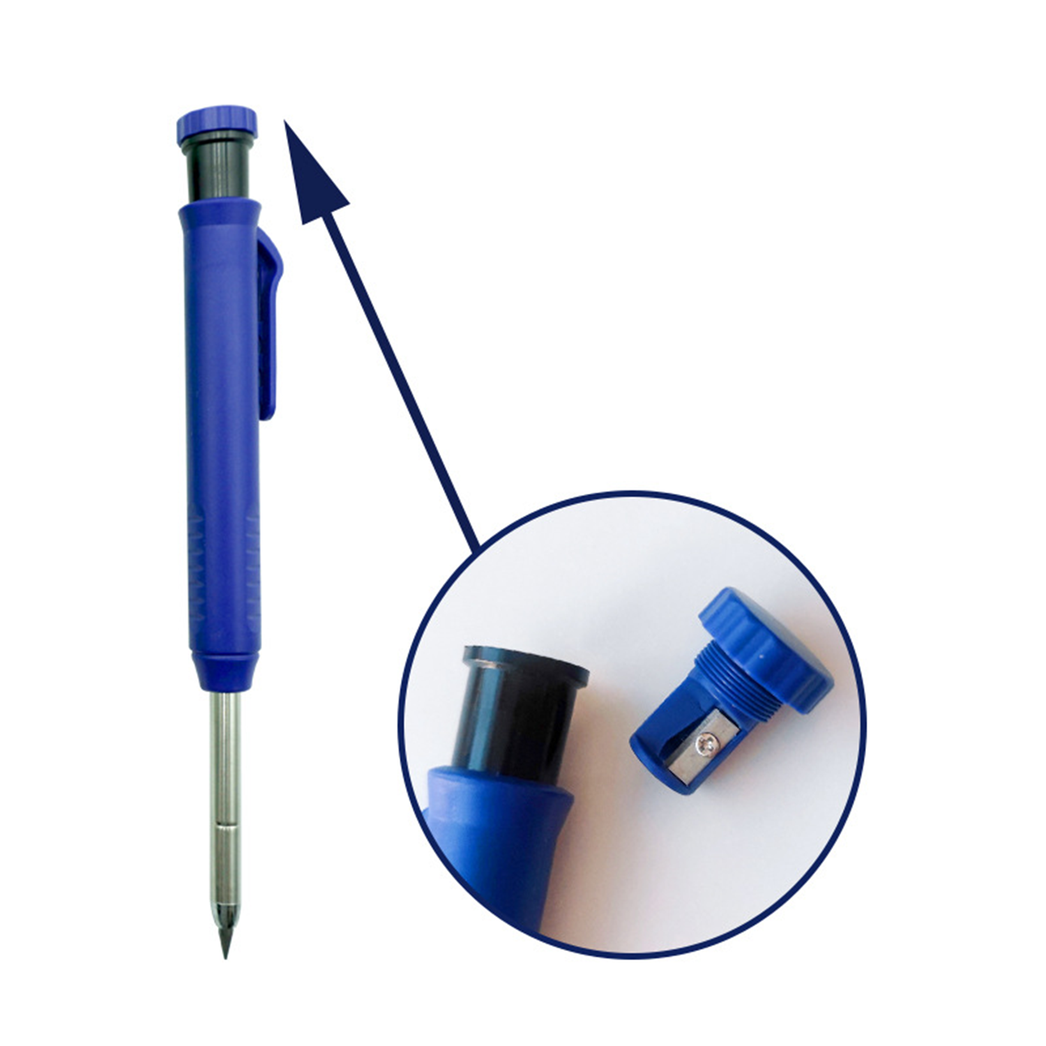 Construction Pencils with Built-in Sharpener 6