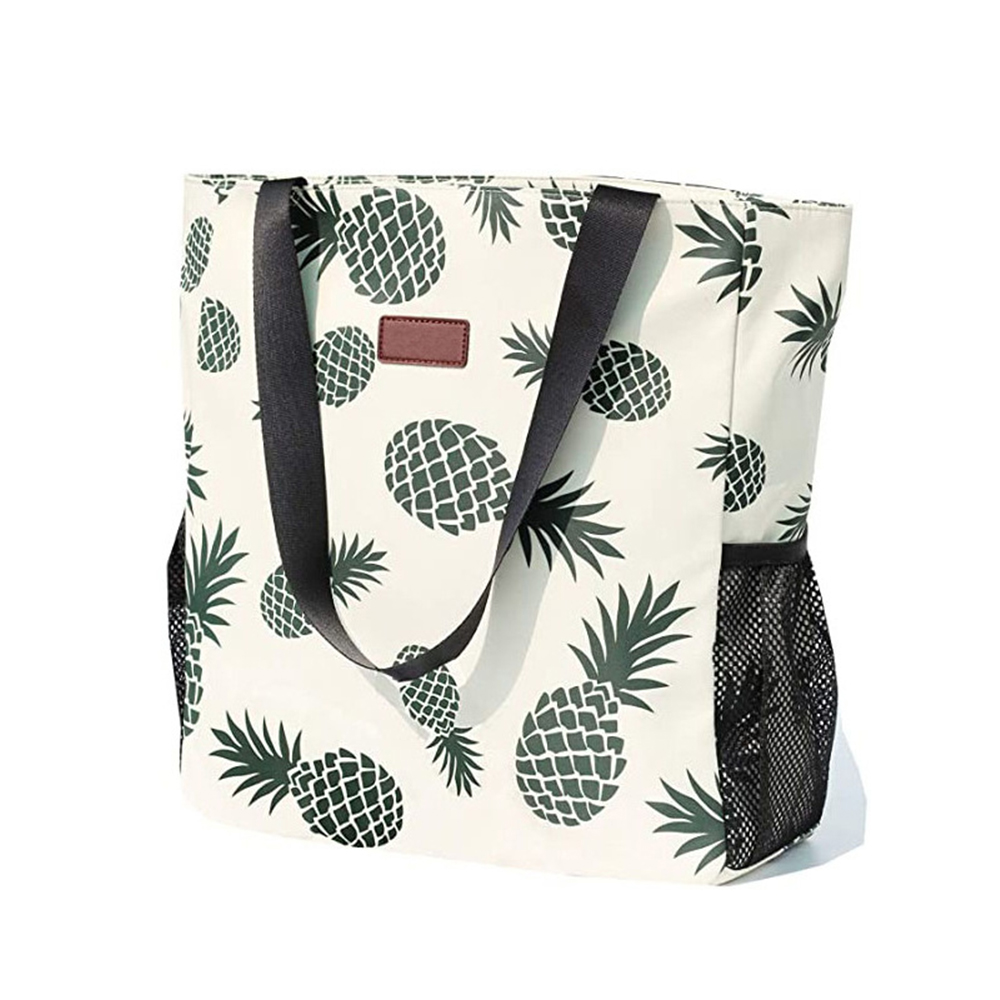Travel beach tote bag, custom tote bag with logo imprint 3