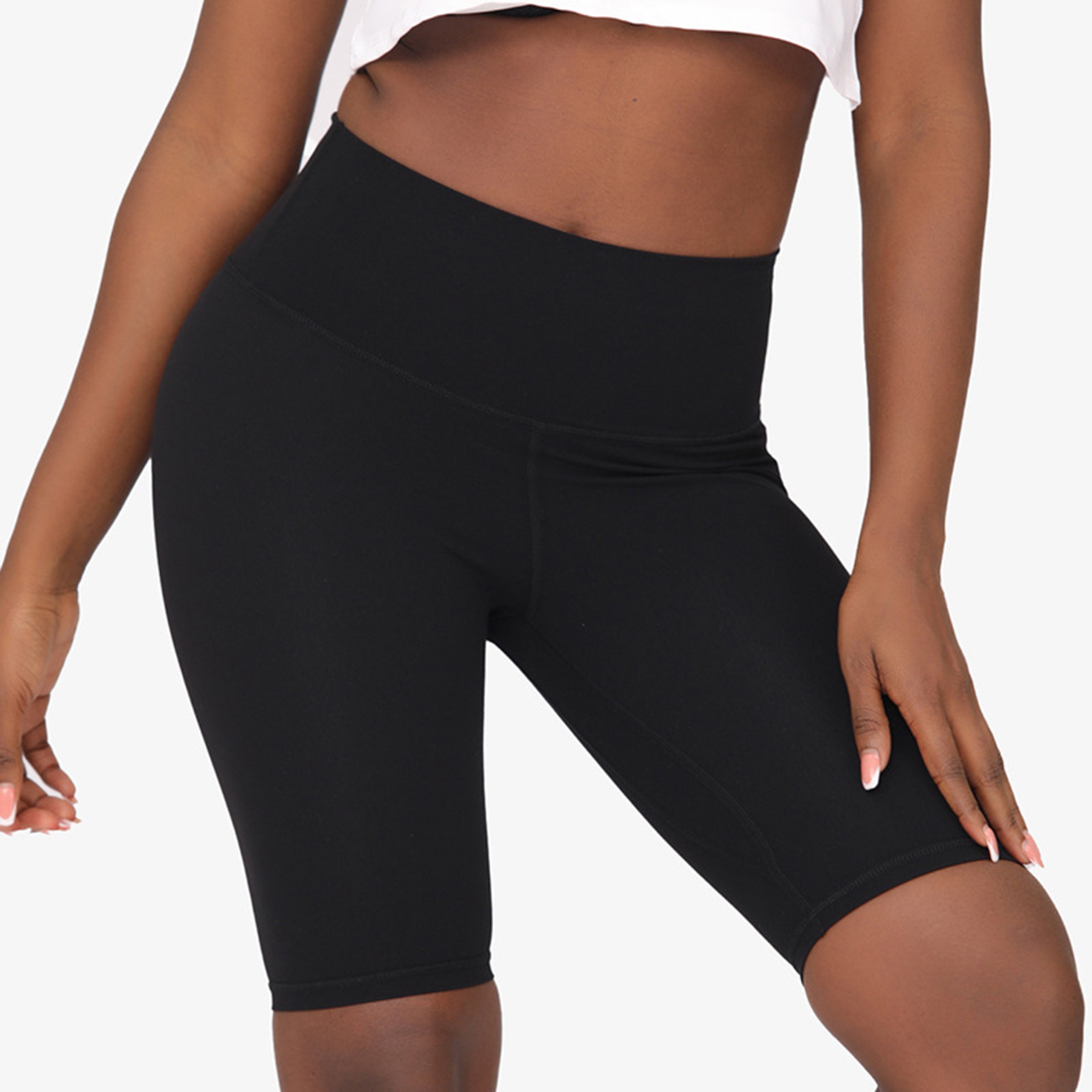 Workout High Waist Biker Shorts 2