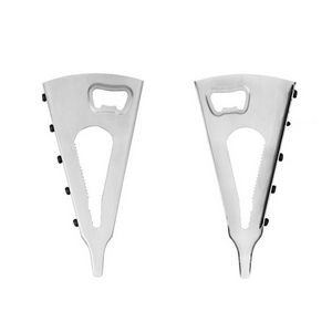 V Shaped Stainless Steel Multi Opener Durable 4