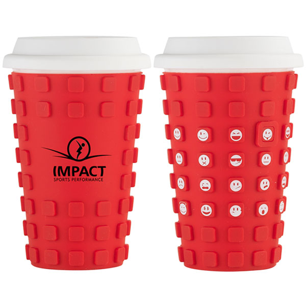 14 oz Sili Square with Faces Tumbler 3