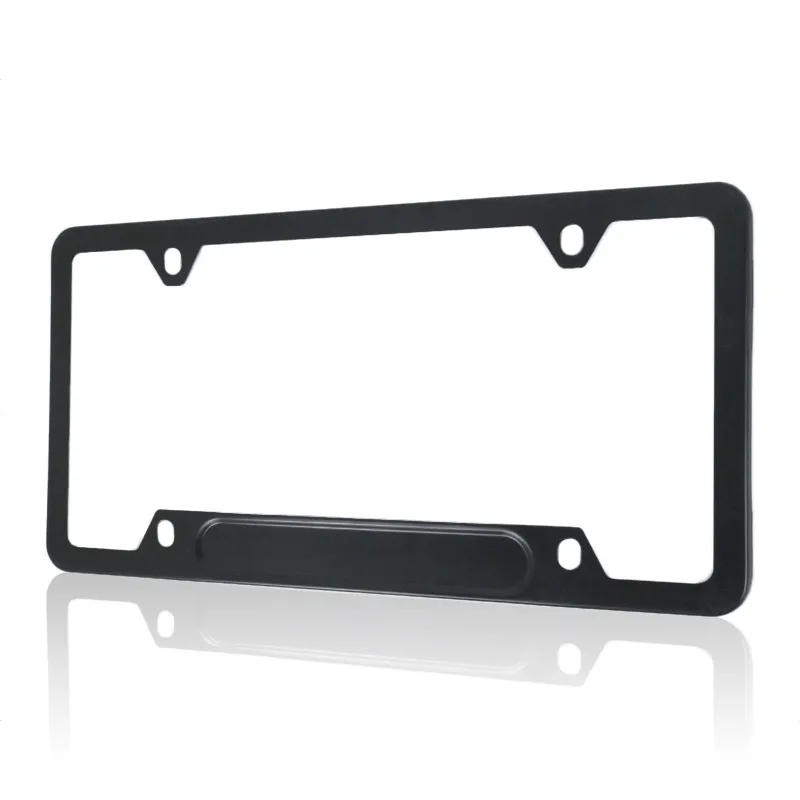 Grooved Aluminum Alloy American Car License Plate 9