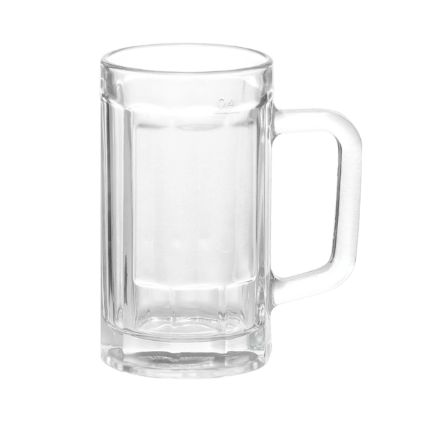 Chug 15 oz. Sports Fan Glass Beer Mug 7