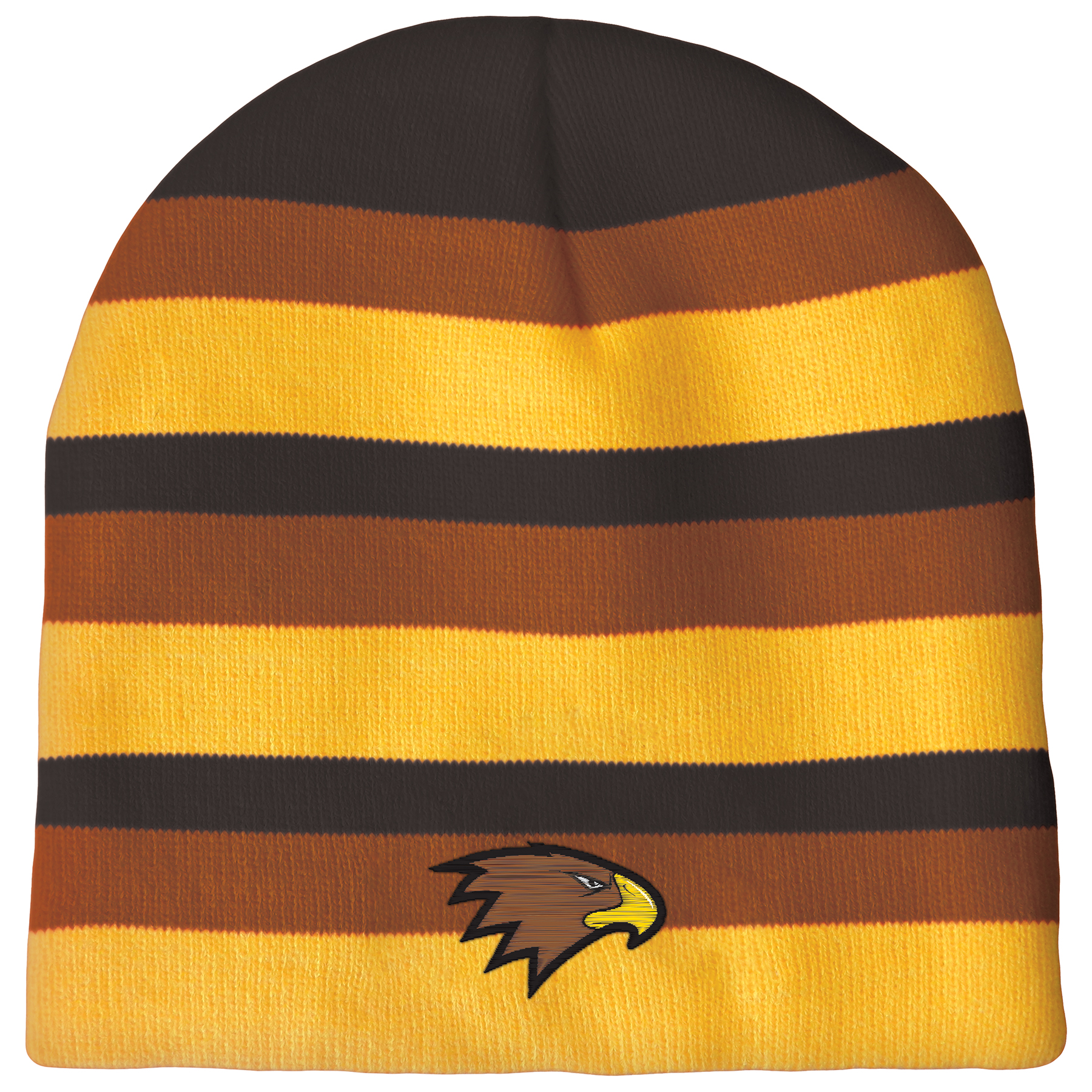 Knit Beanie with No Pom and No Cuff (Embroidery Logo) 12