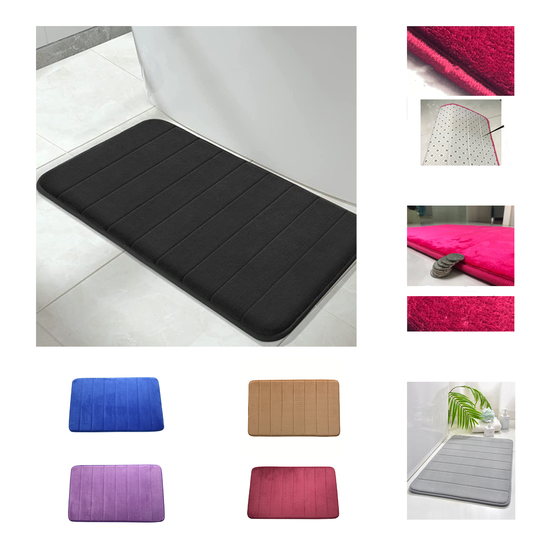Memory Foam Bath Mat 1