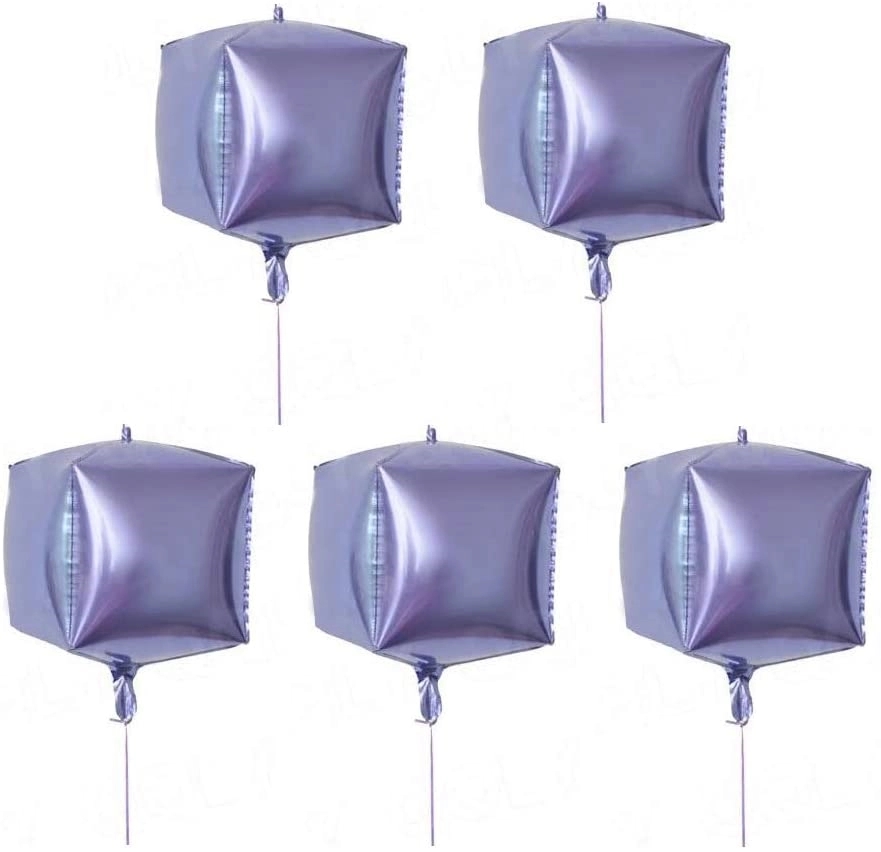 4D Square Aluminum Foil Balloon 5
