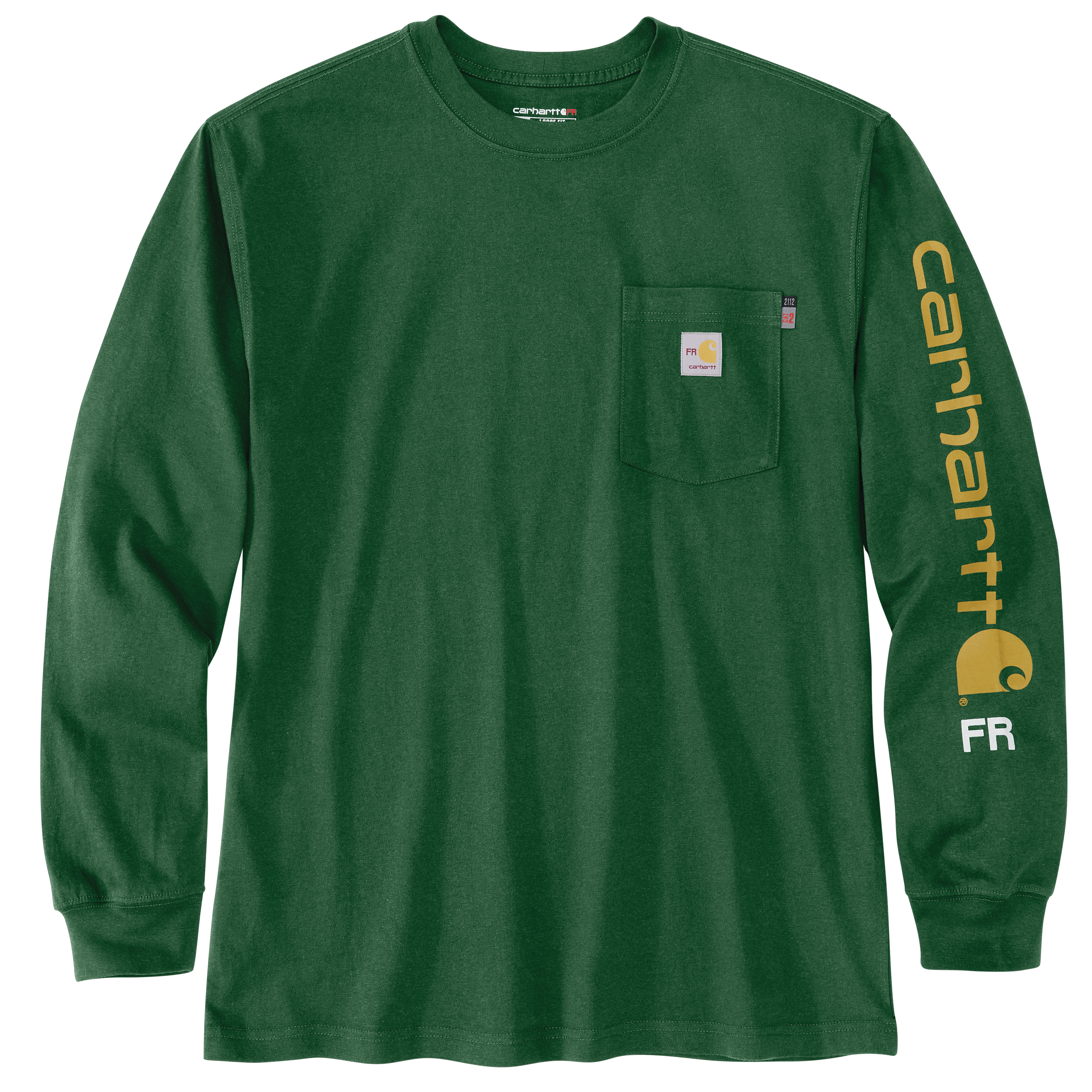 Carhartt Mens FR Force Irvine Loose LS Logo T-Shirt 6