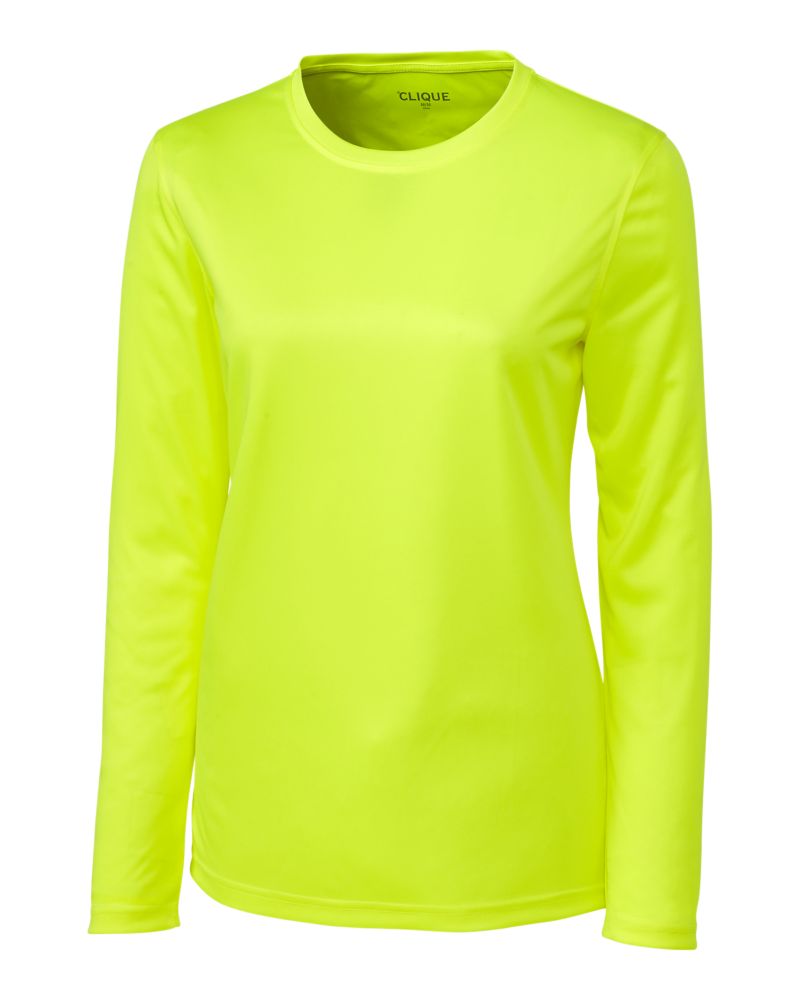Clique Spin Solution-dyed Performance Jersey Womens Long Sleeve Tee 30