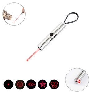 Mini Laser Pointer For Pets Stainless Steel With Cartoon Icons And Wrist Band 12
