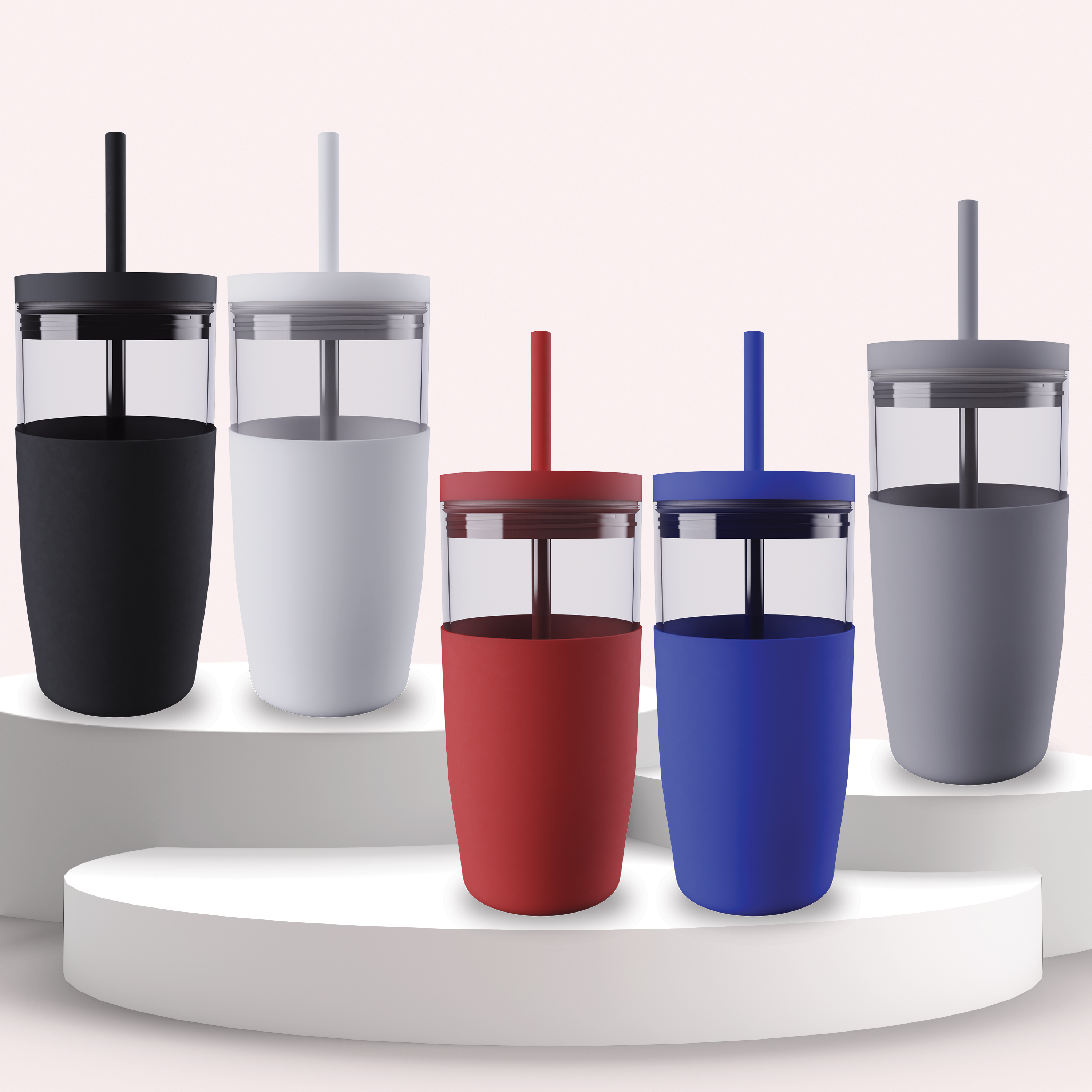 Smooth operator 530 ml / 18 oz borosilicate glass tumbler