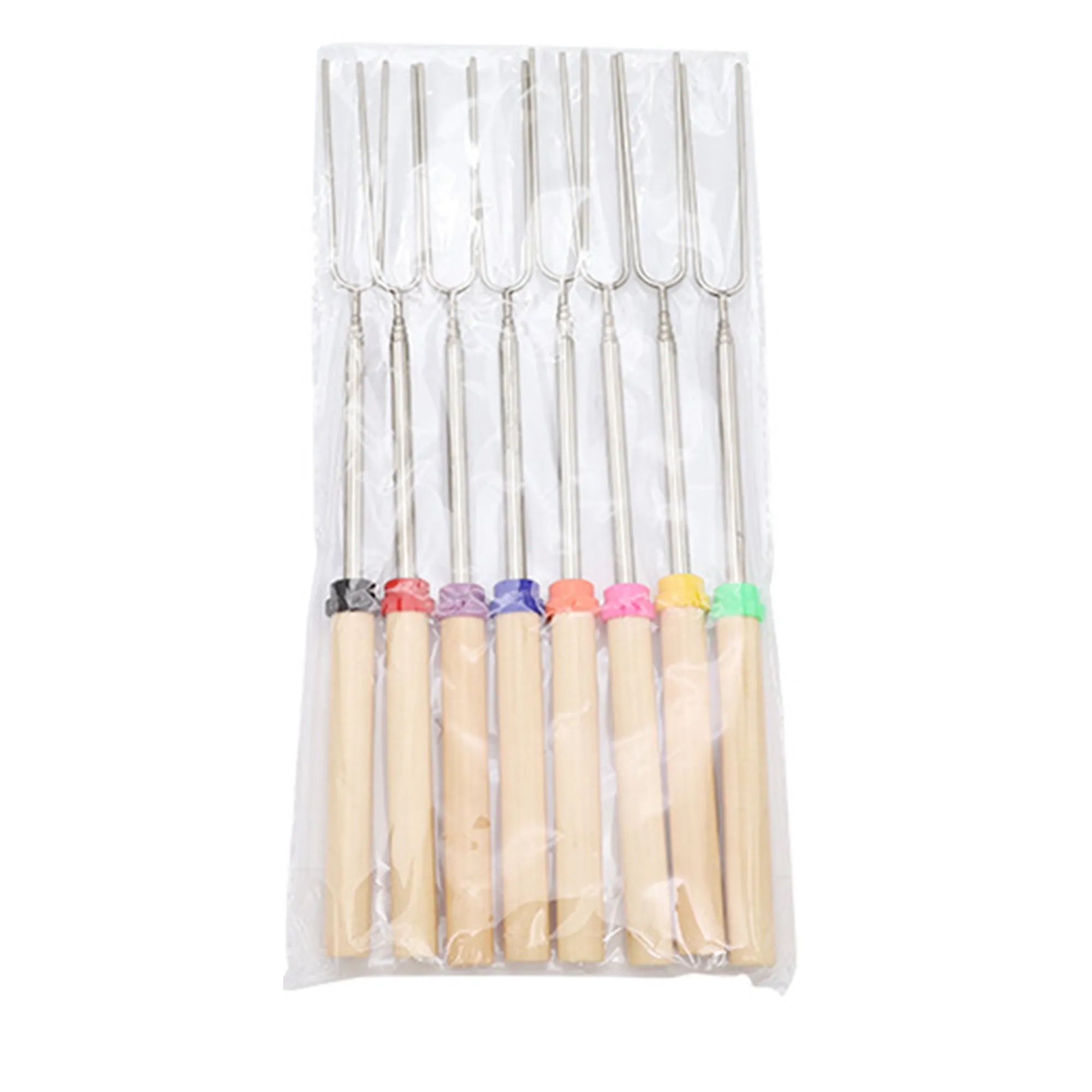 MOQ 50 Telescopic BBQ Skewers Set of 8 4