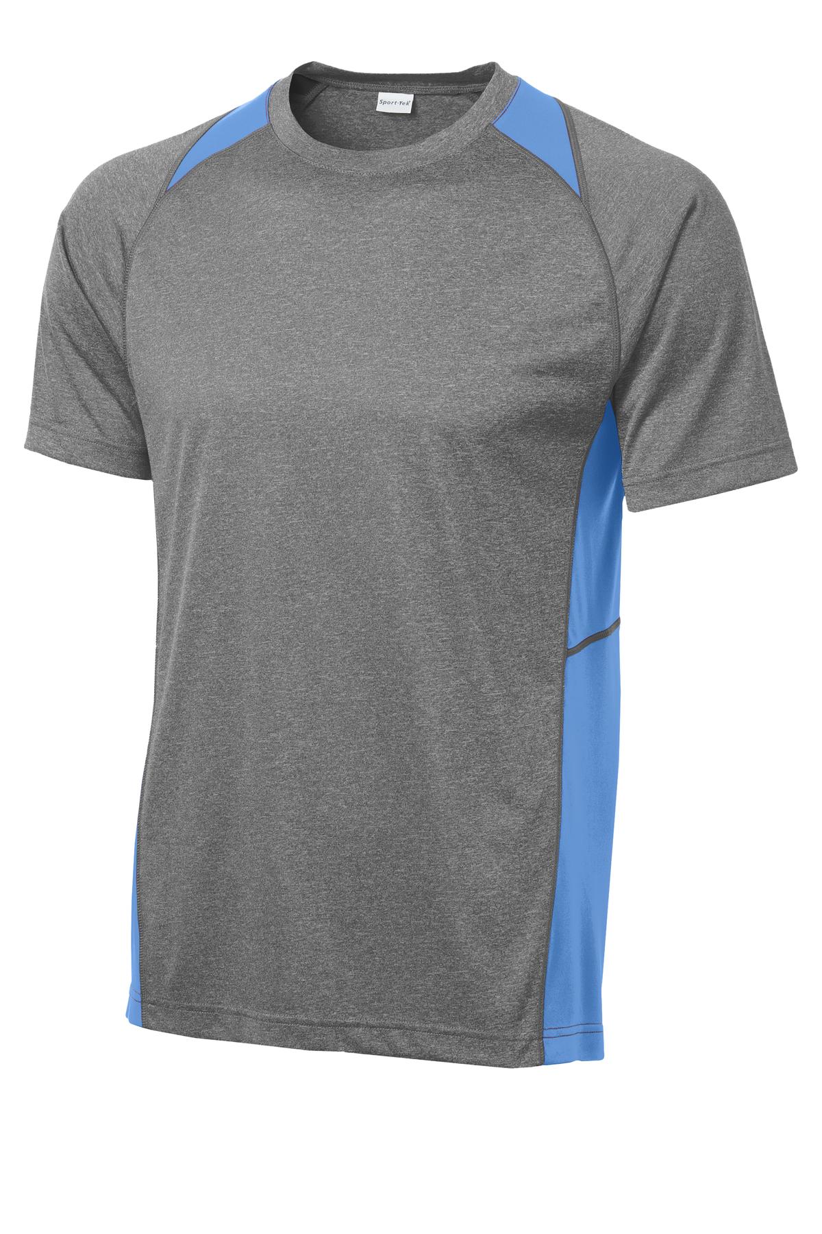 Sport-Tek Heather Colorblock Contender Tee. ST361 76