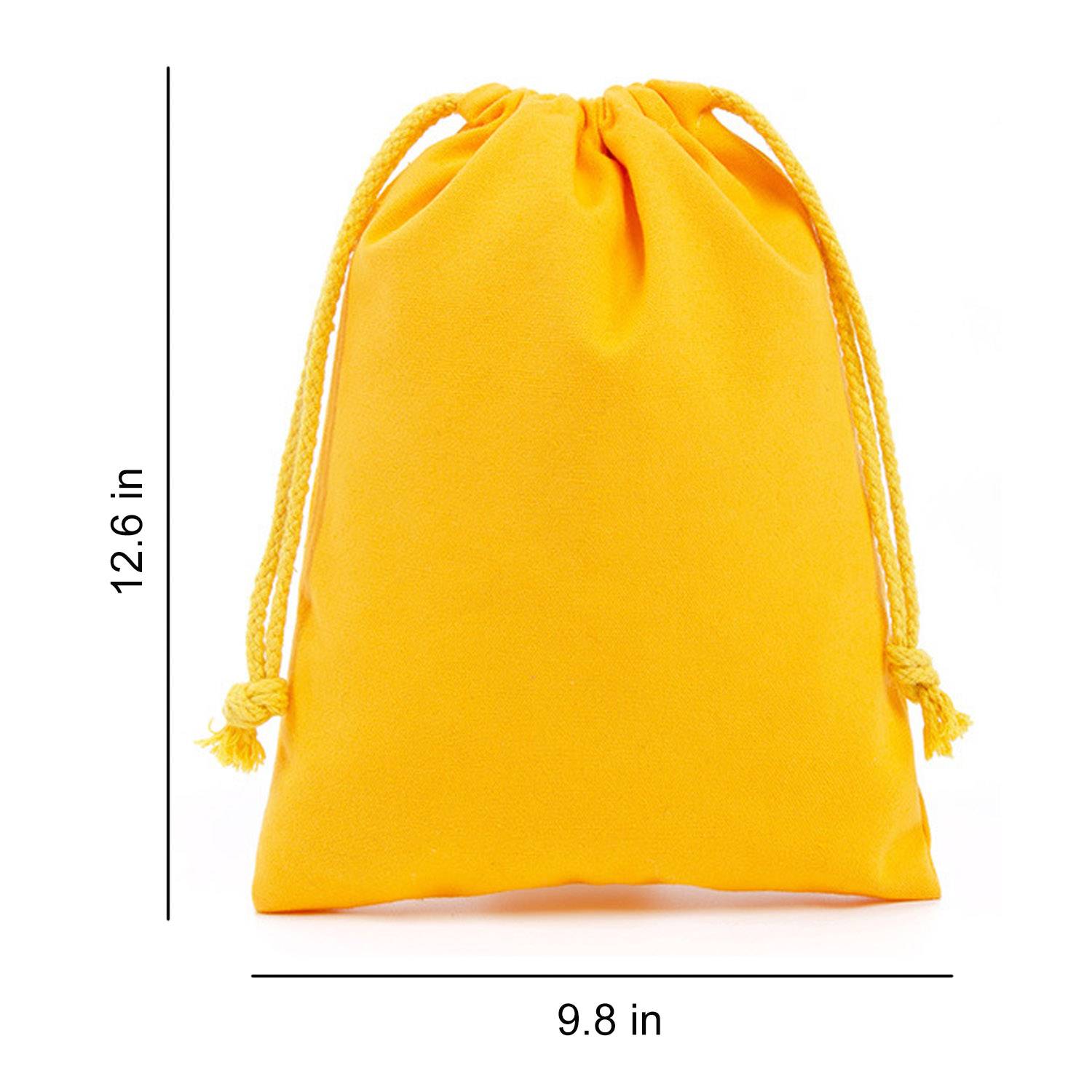 Portable Cotton Drawstring Bag 8