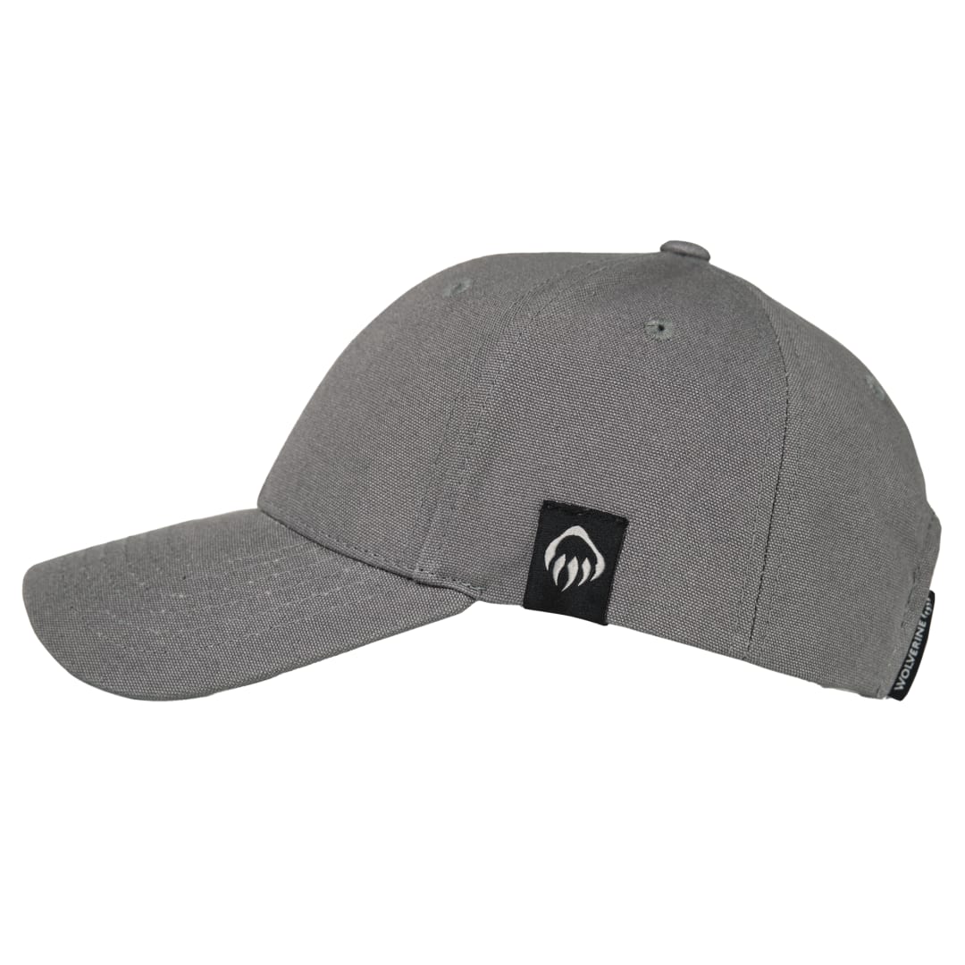 Wolverine Grey Claw Label 6 Panel Cap 89