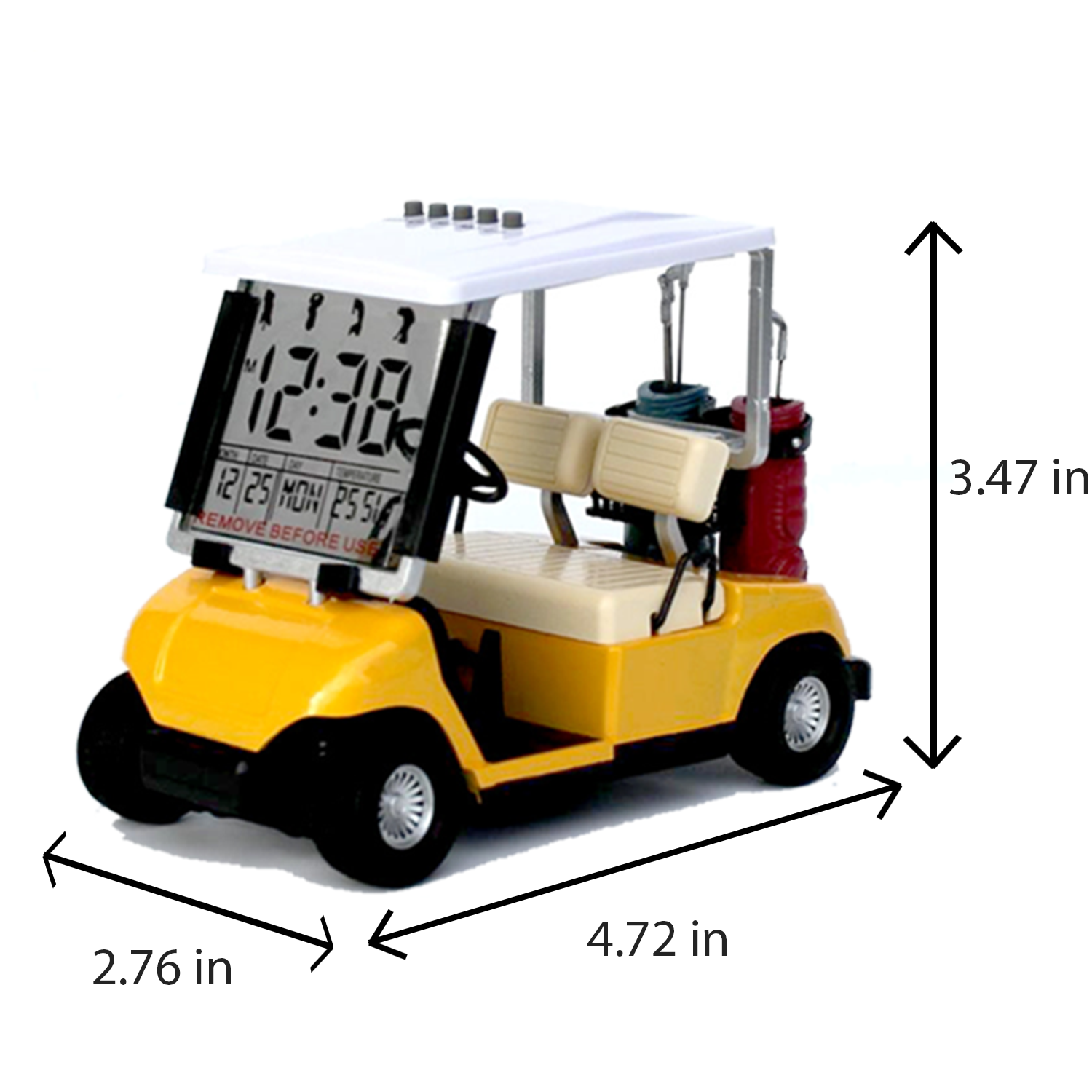 Innovative Multi-functional Golf Cart Alarm Clock 2