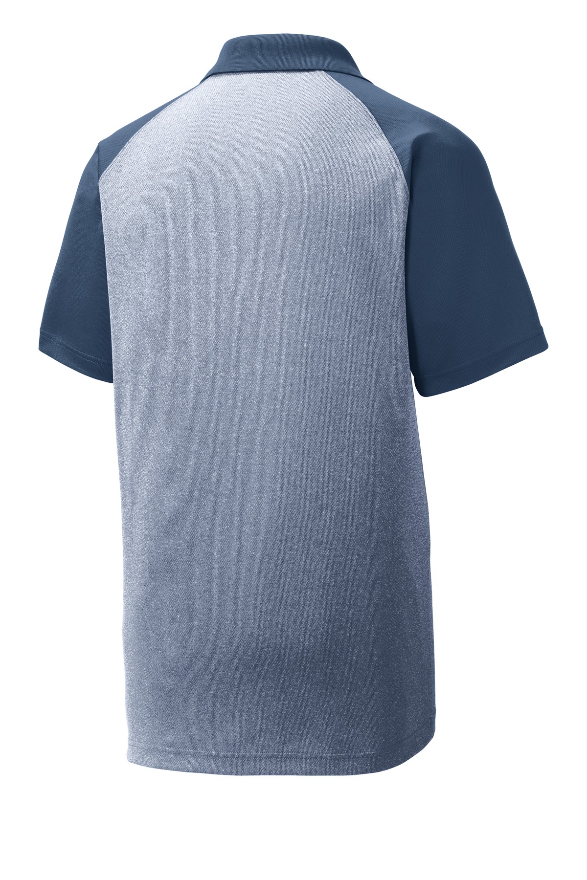 Sport-Tek PosiCharge RacerMesh Raglan Heather Block Polo. ST641 24