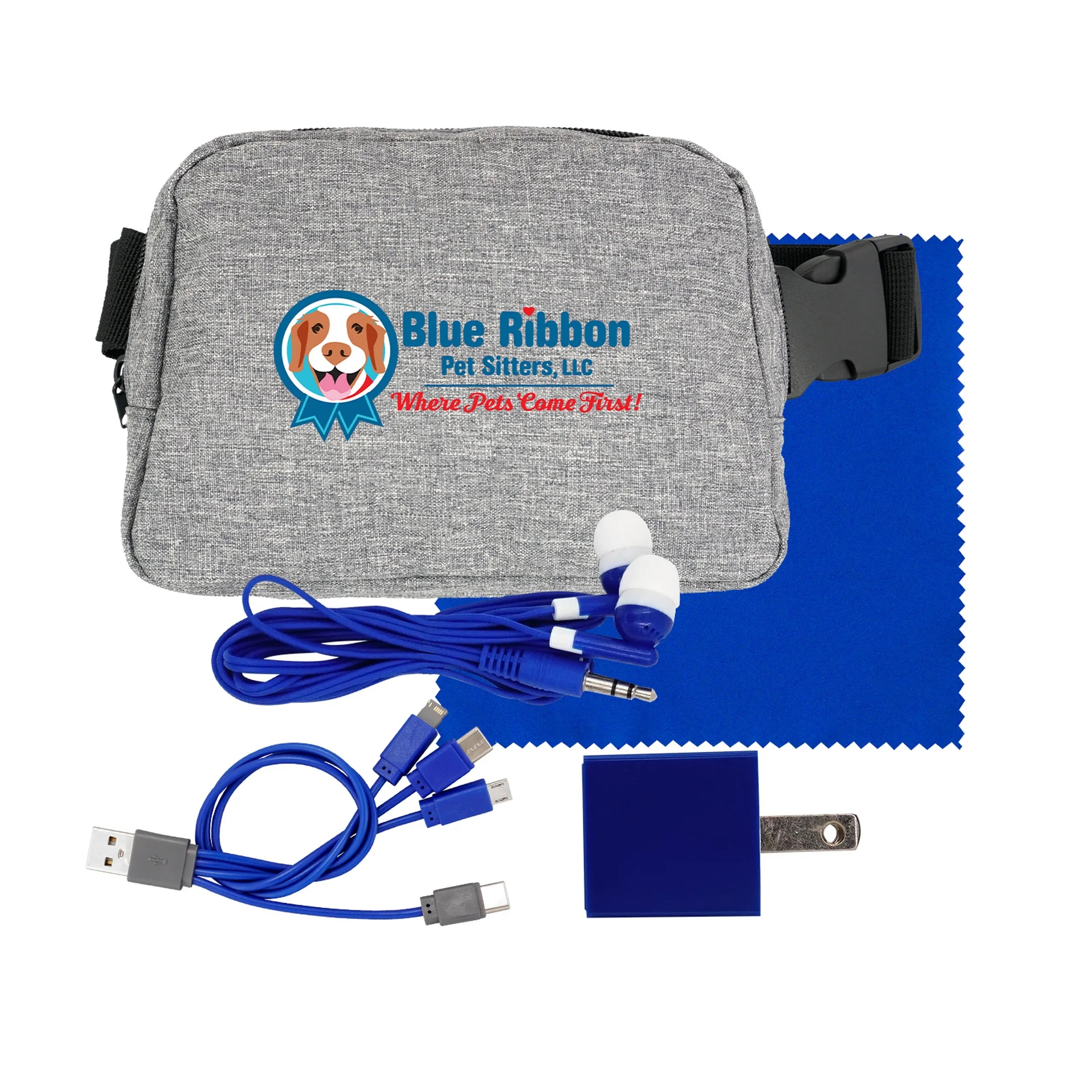 RECYCLED FANNY PACK ULTIMATE TRAVEL SET 14