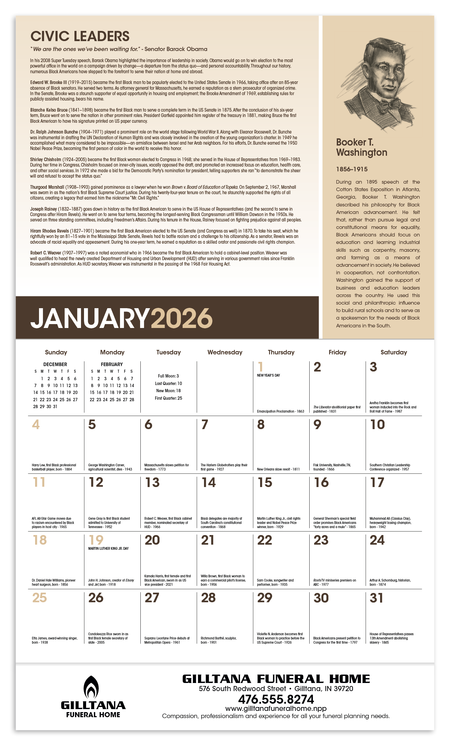 Triumph® Calendars African-American Heritage: Family Calendar 2