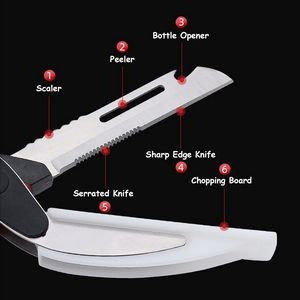 Smart Multifunction Chopping Scissors With Cutting Board 15