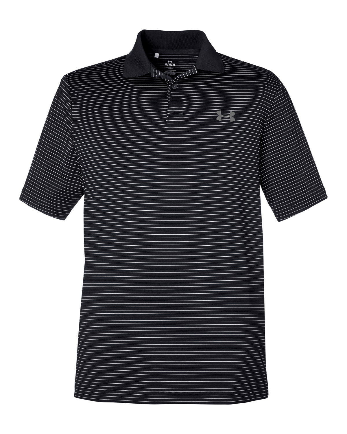 Men's 3 0 Striped Perf Polo