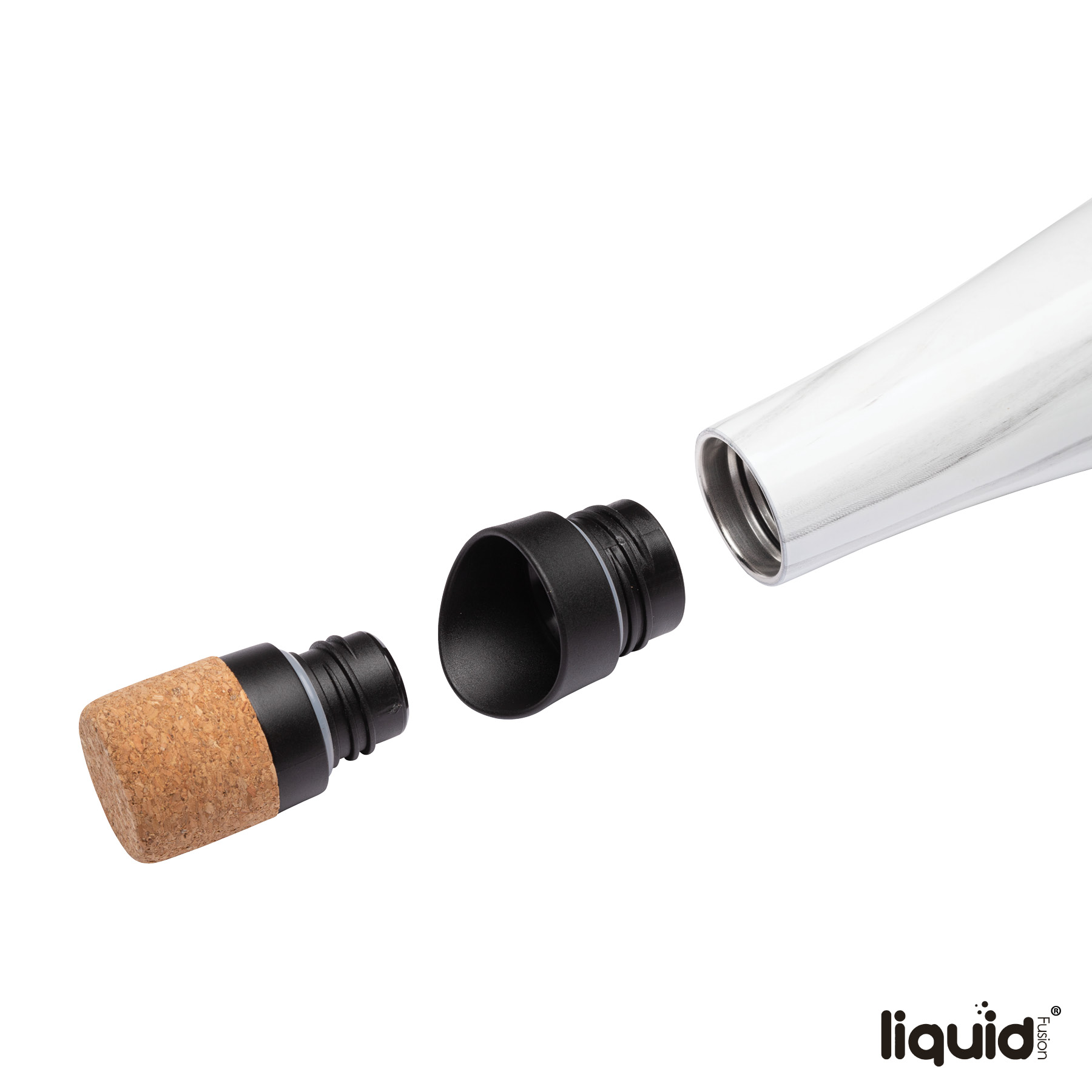 Liquid Fusion®  25 oz. Vacuum Insulated Steel Wine Carafe / Bottle 23