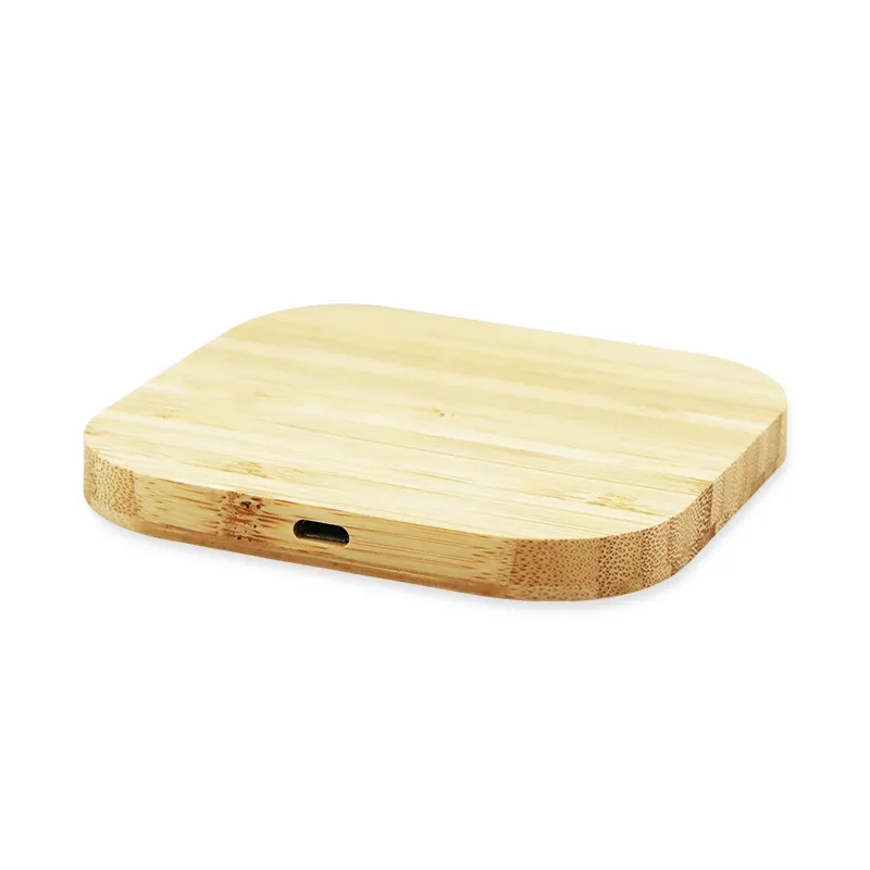 Bamboo Square Wireless Charger 7