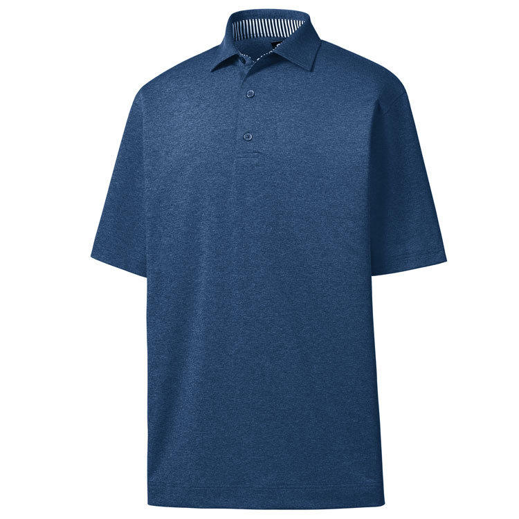 FootJoy ProDry Performance Solid Lisle Polo - Self Collar 8