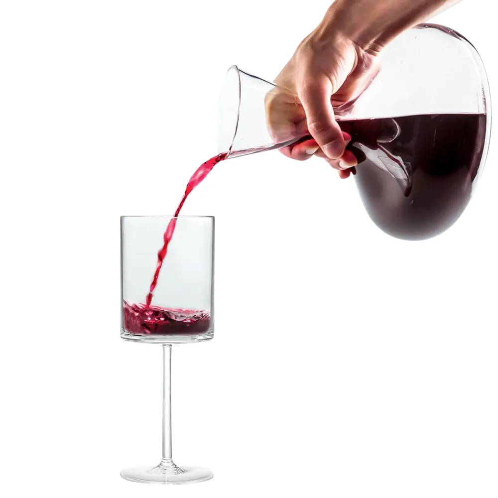 14oz. Acrylic Square Wine Glass 3