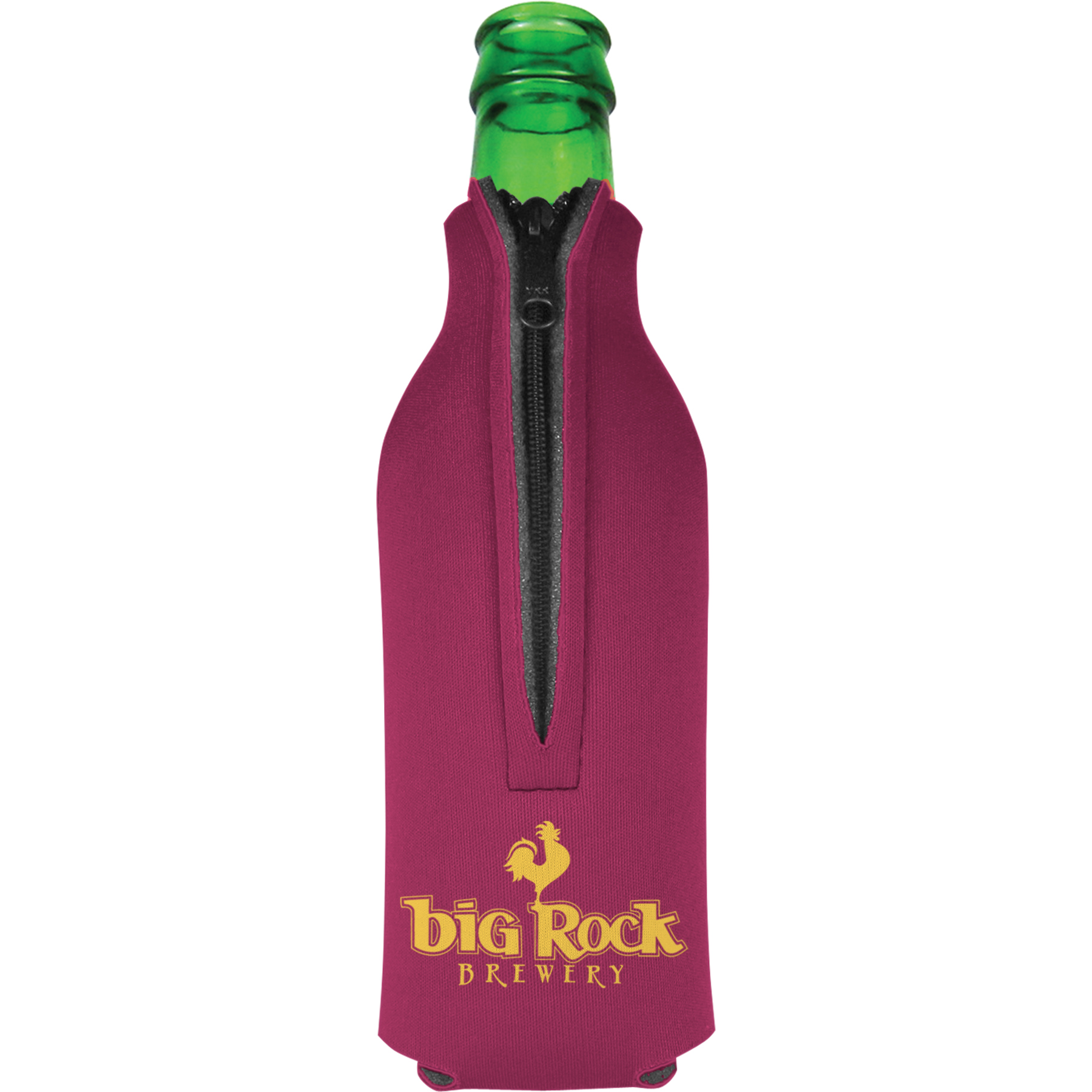 Bottle Zipper Scuba can cooler, custom koozie with logo imprint 6
