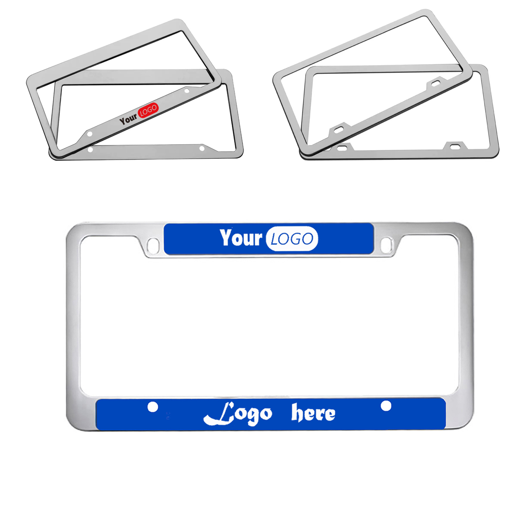 Aluminum License Plate Frame 1