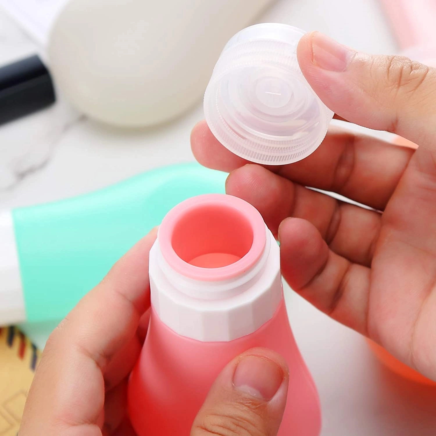 Portable Sanitizer Silicone Bottle 2
