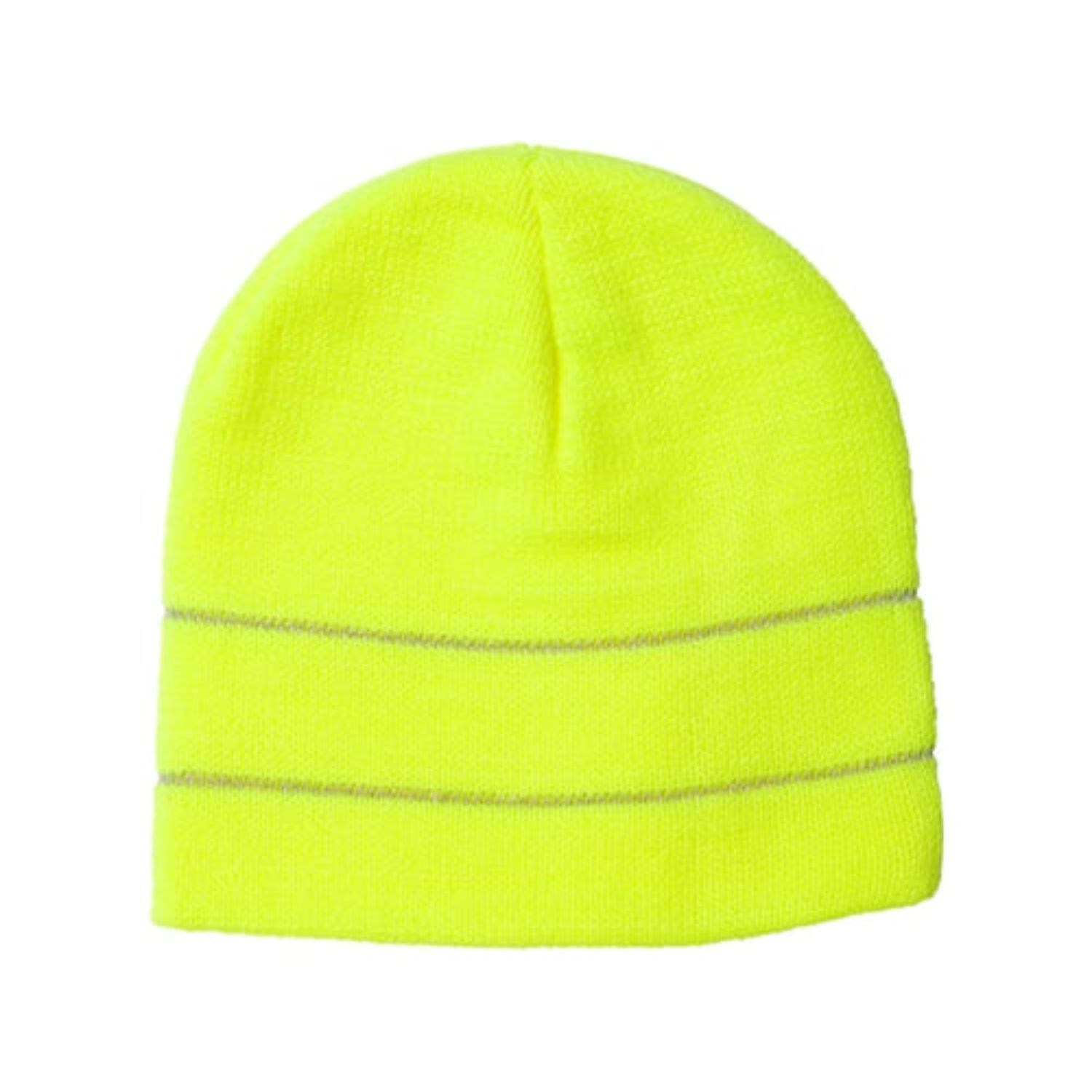 USA-Made Headwear Acrylic Safety Knit Beanie 2