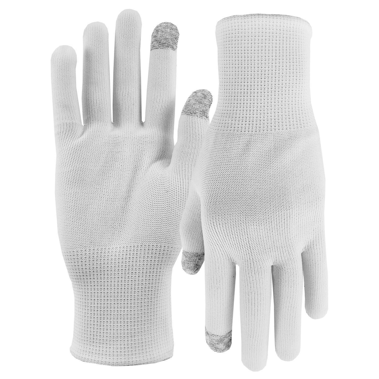 Sports Performance Runners Text Gloves with Oversized DTF on Top of Hand 7