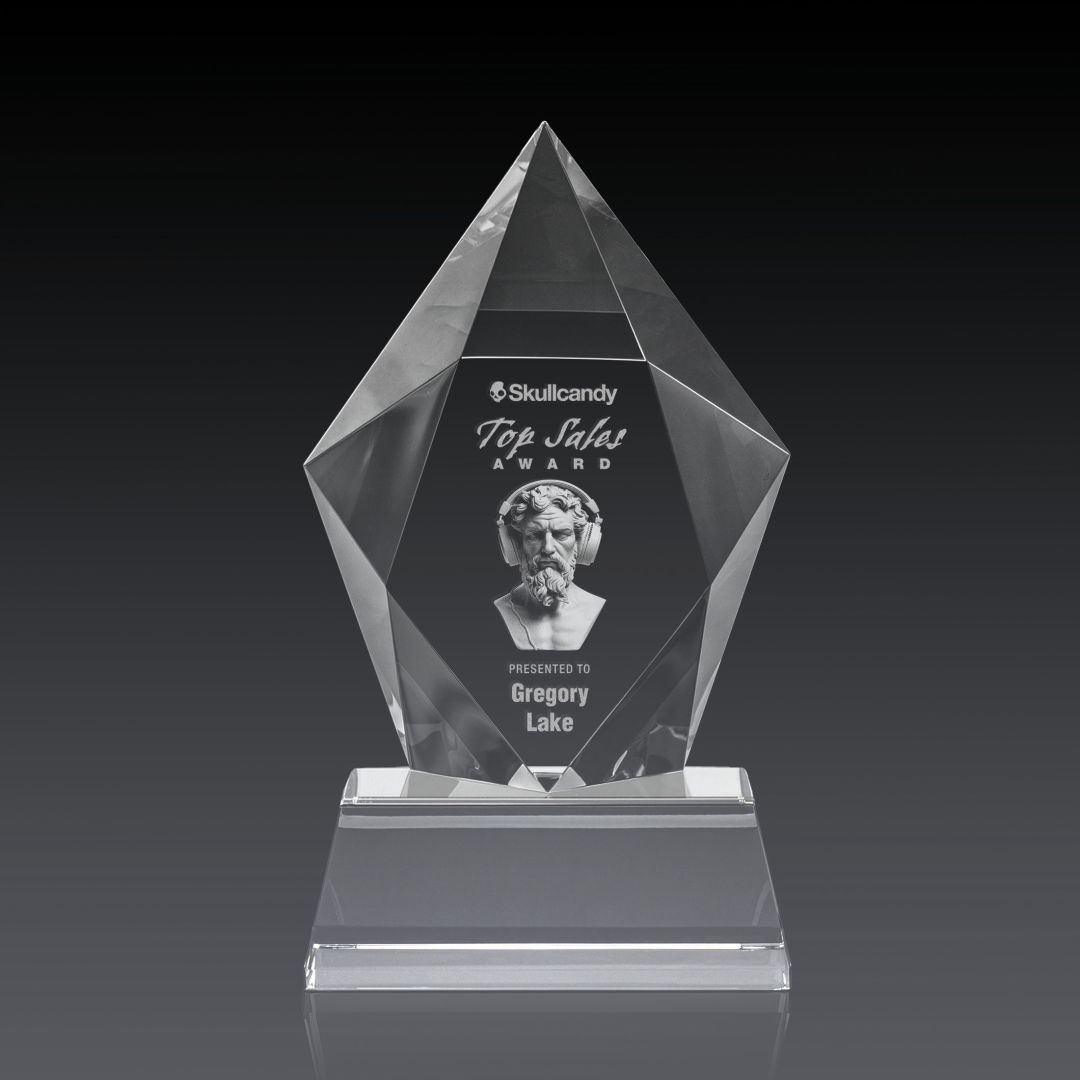 Devron 3D Award on Base - Clear 4