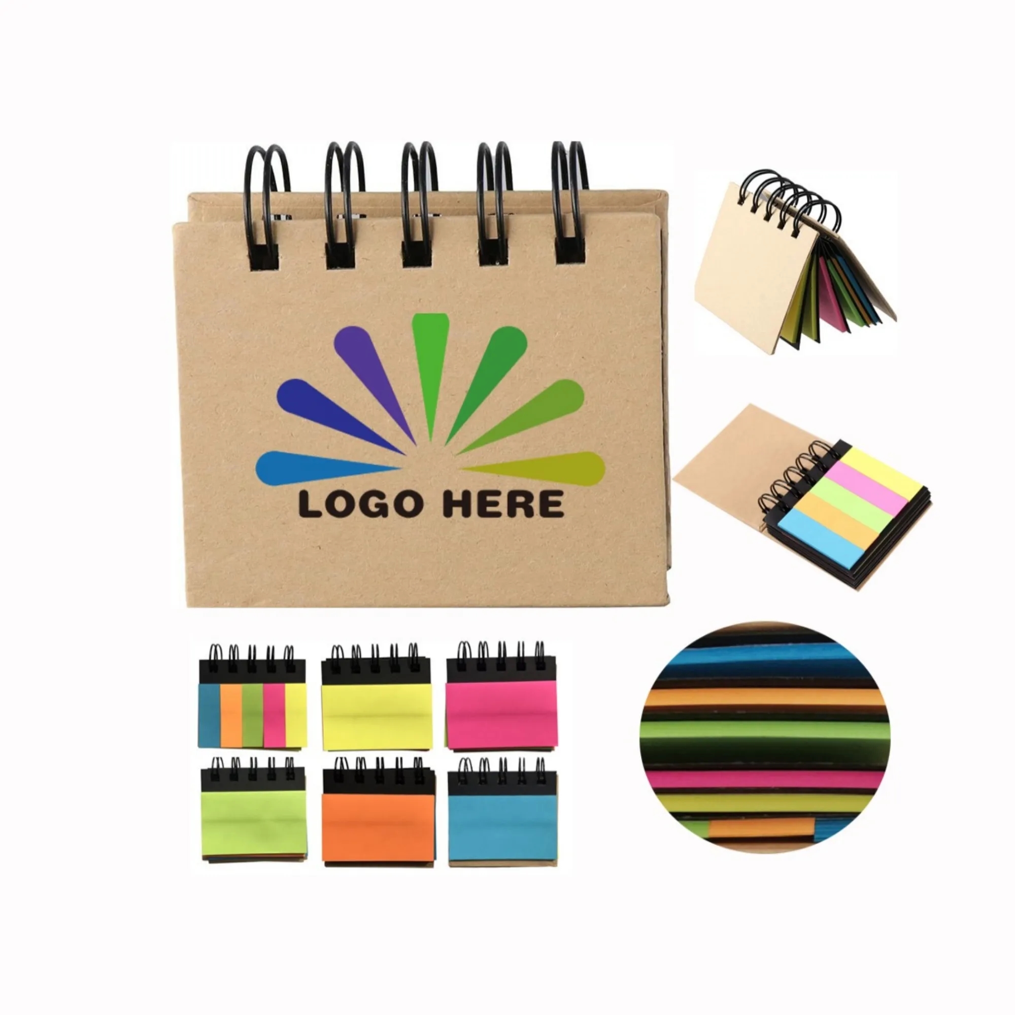 Spiral-bound Sticky Notes