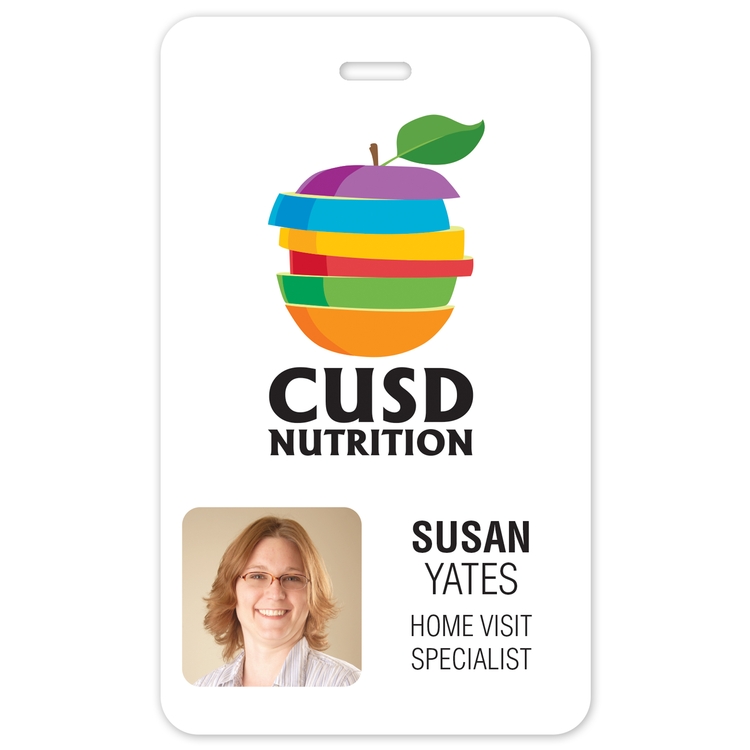 IdentityPro USA Made Photo ID Badge w/ Tag Slot (3"x5") Rectangle 2