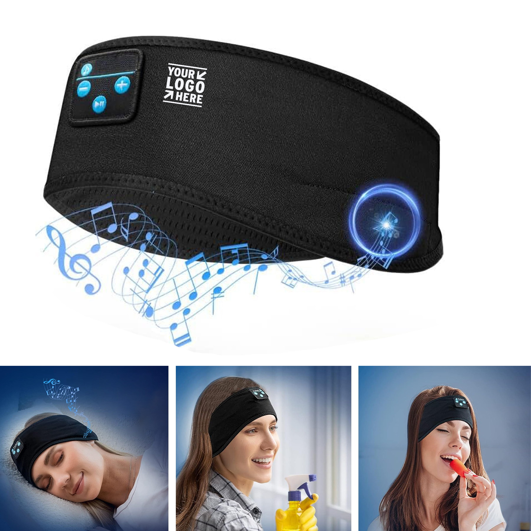 Sleep Headphones Bluetooth Wireless Sports Hi-Fi Stereo Ergonomic ASMR Headphones Headband