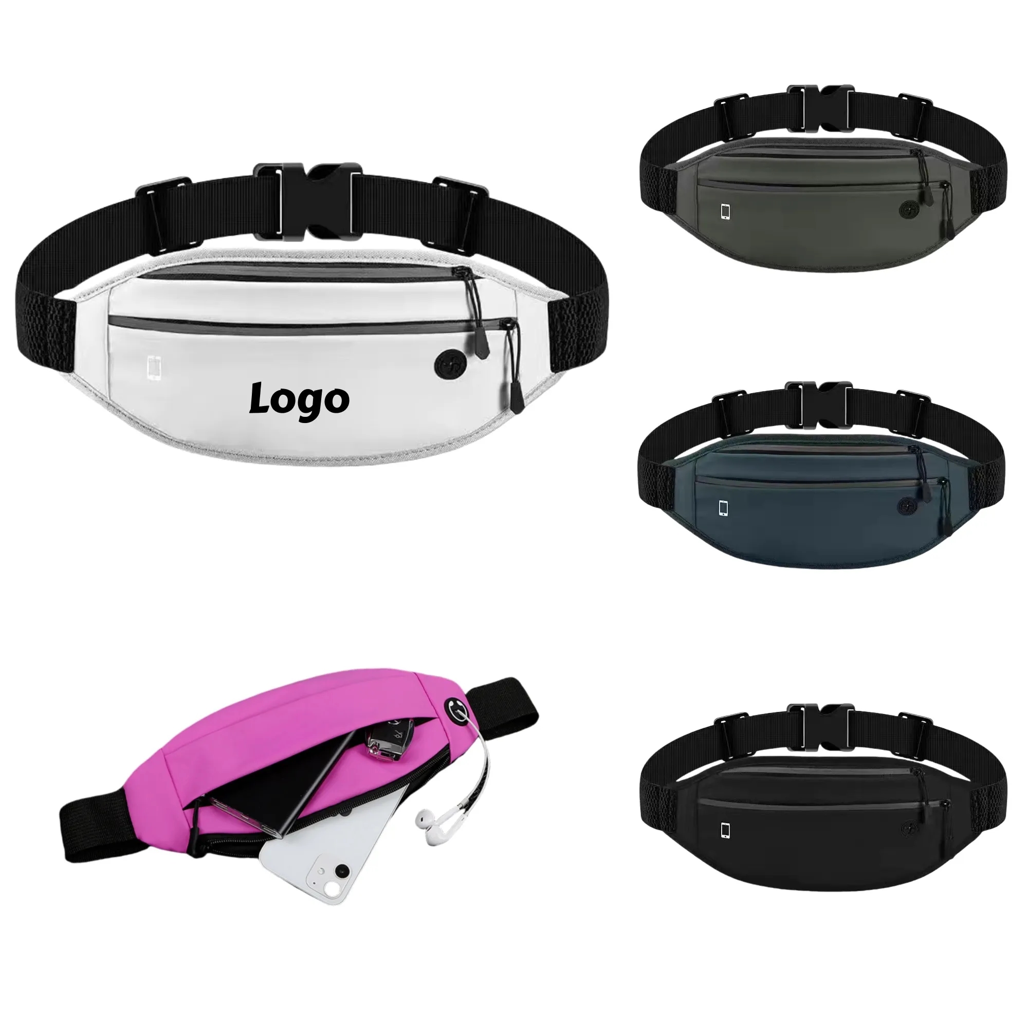 Waterproof Running Waist Pack Unisex Phone Holder 1