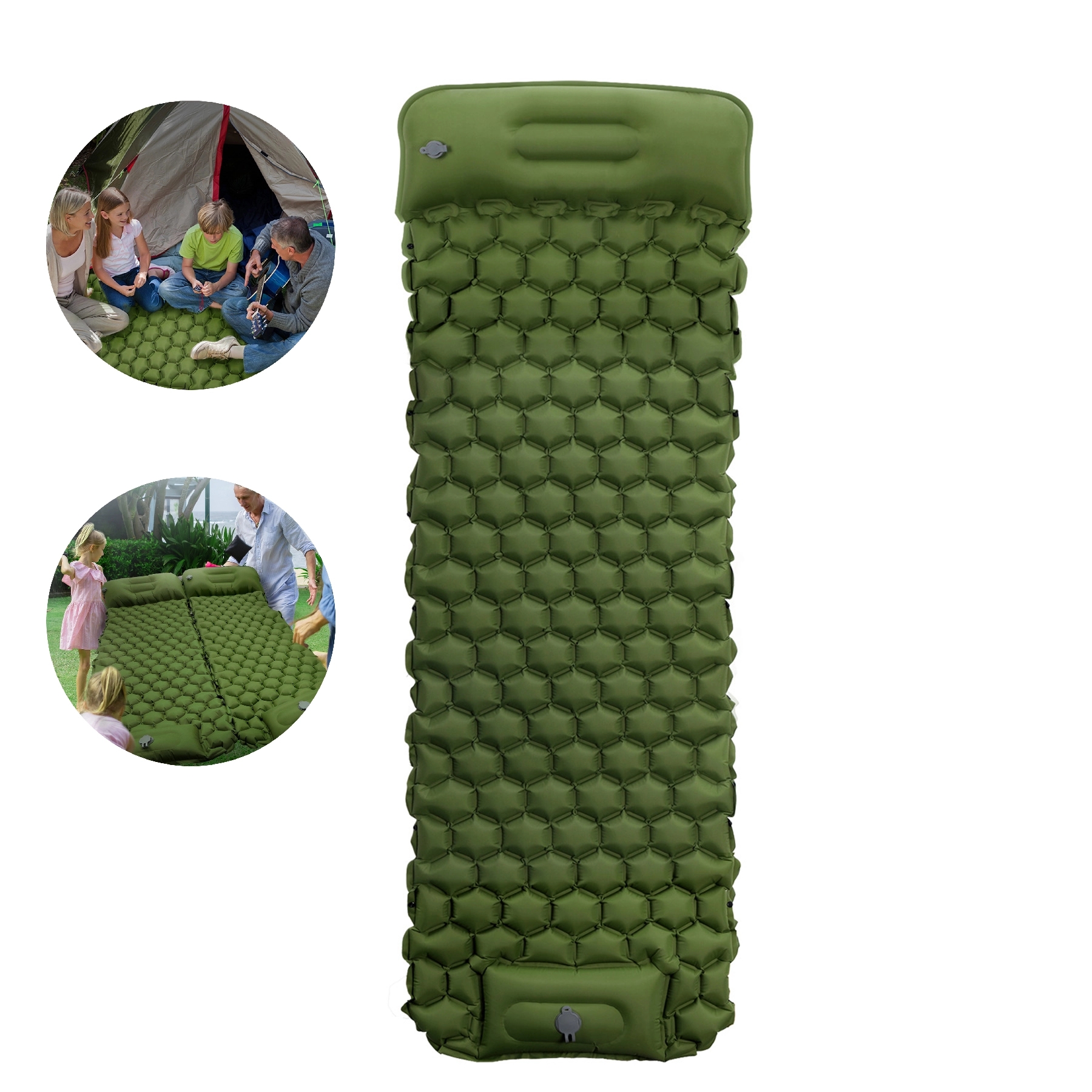 Inflatable Camping Sleeping Pads, custom sports ball with logo imprint 2