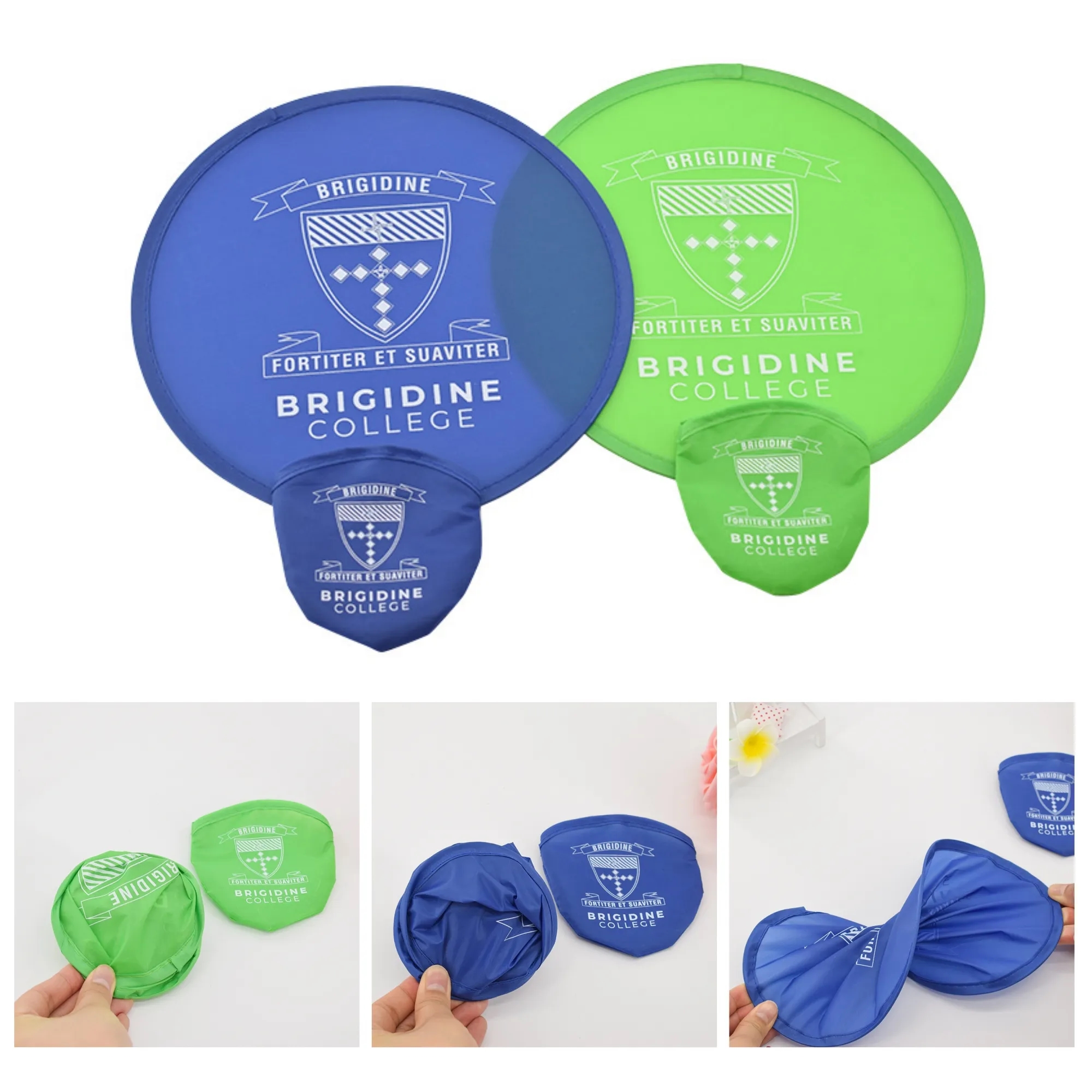 10" Polyester Folding Disc Full Color With Pouch 4