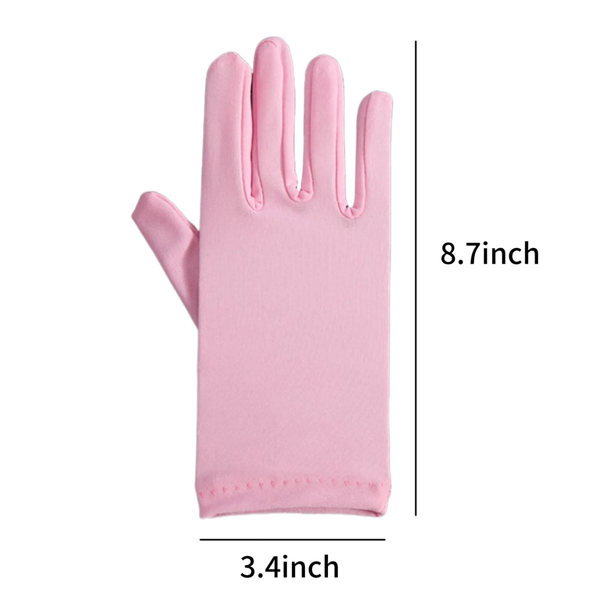 Polyester Formal Event Etiquette Gloves 15